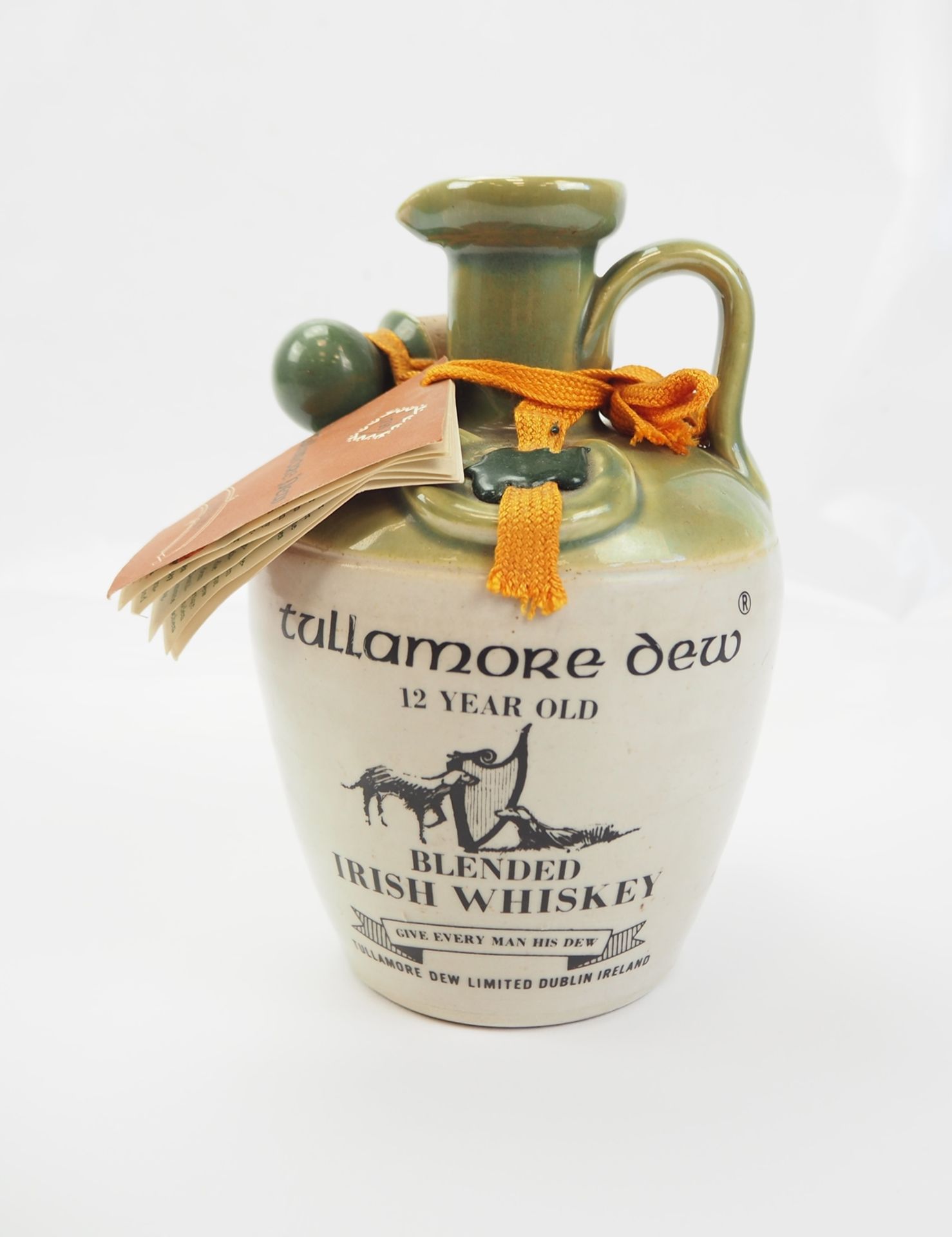 Tullamore Dew 12 Year Old Blended Irish Whiskey.