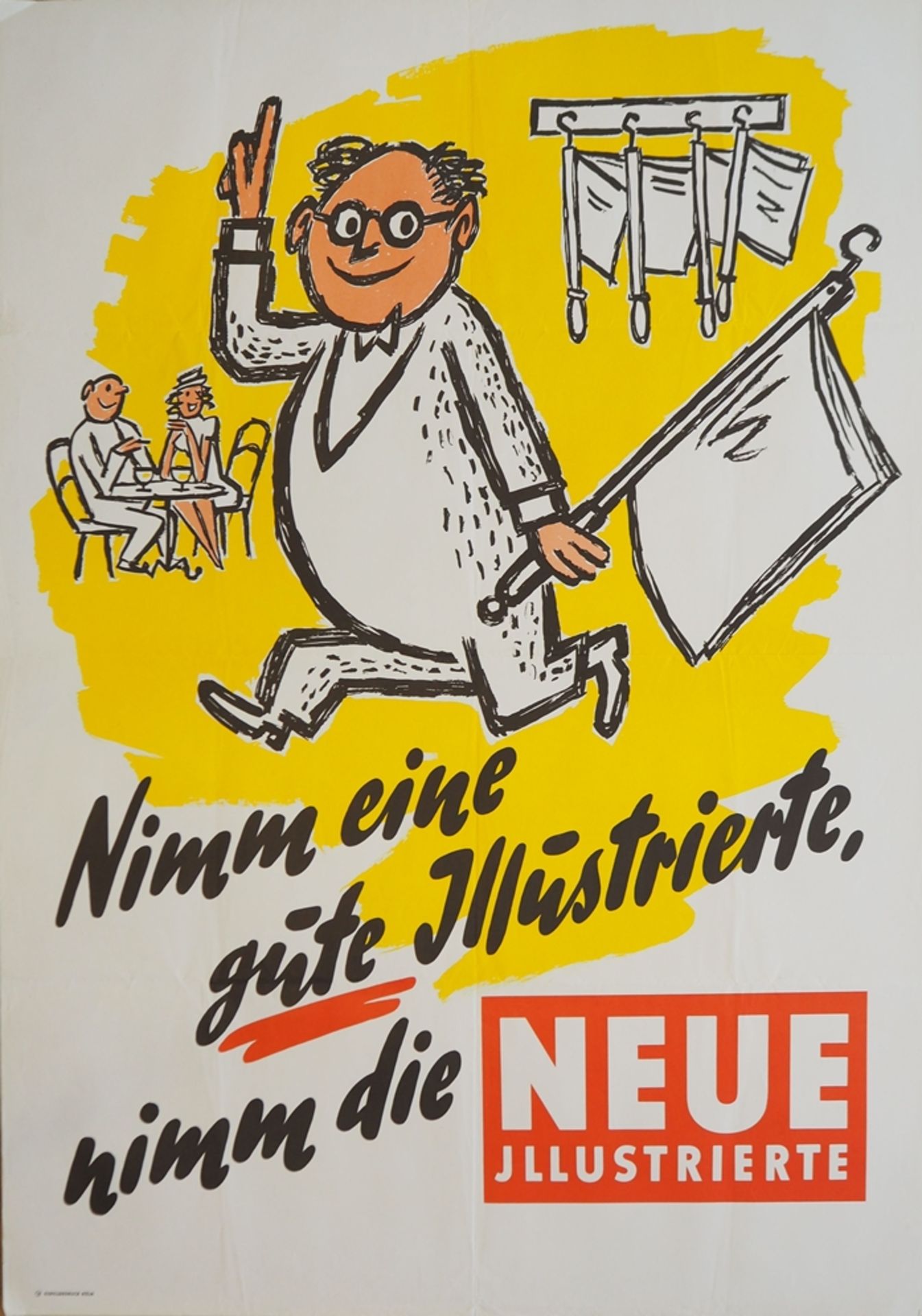 Werbeplakat: Neue Illustrierte.