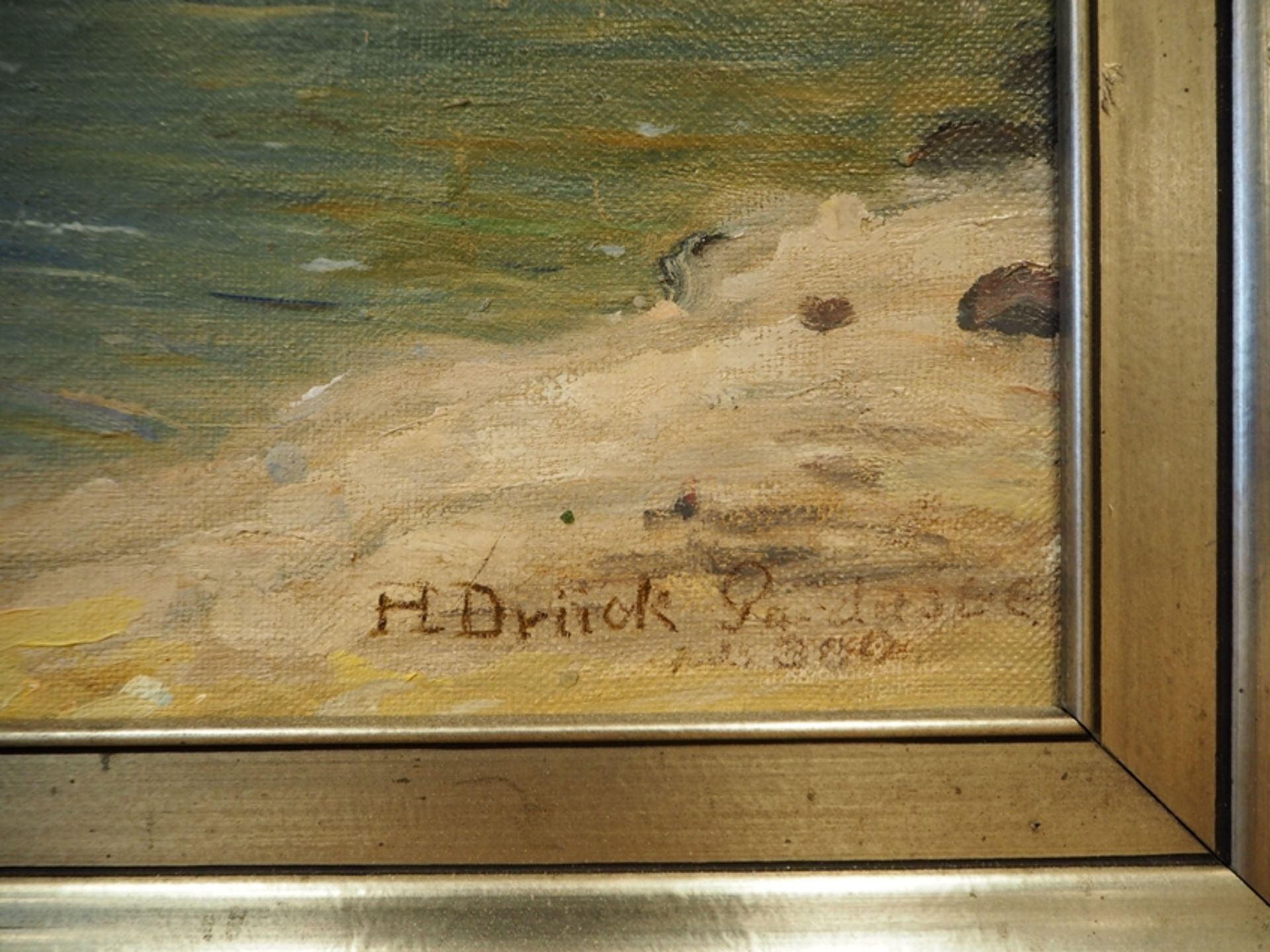 Drück, Hermann: Blick auf den Gardasee. - Image 3 of 4