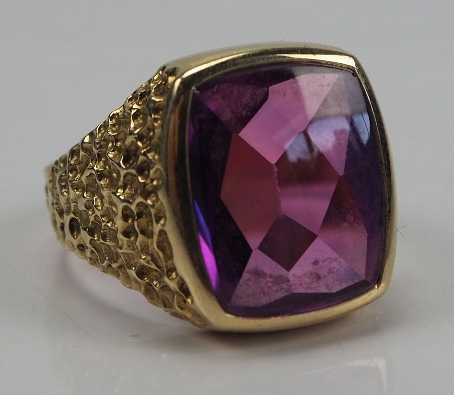 Herrenring - Amethyst GOLD.