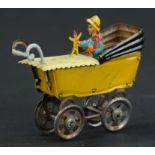 MEIER BABY CARRIAGE W/ DOLL PENNY TOY