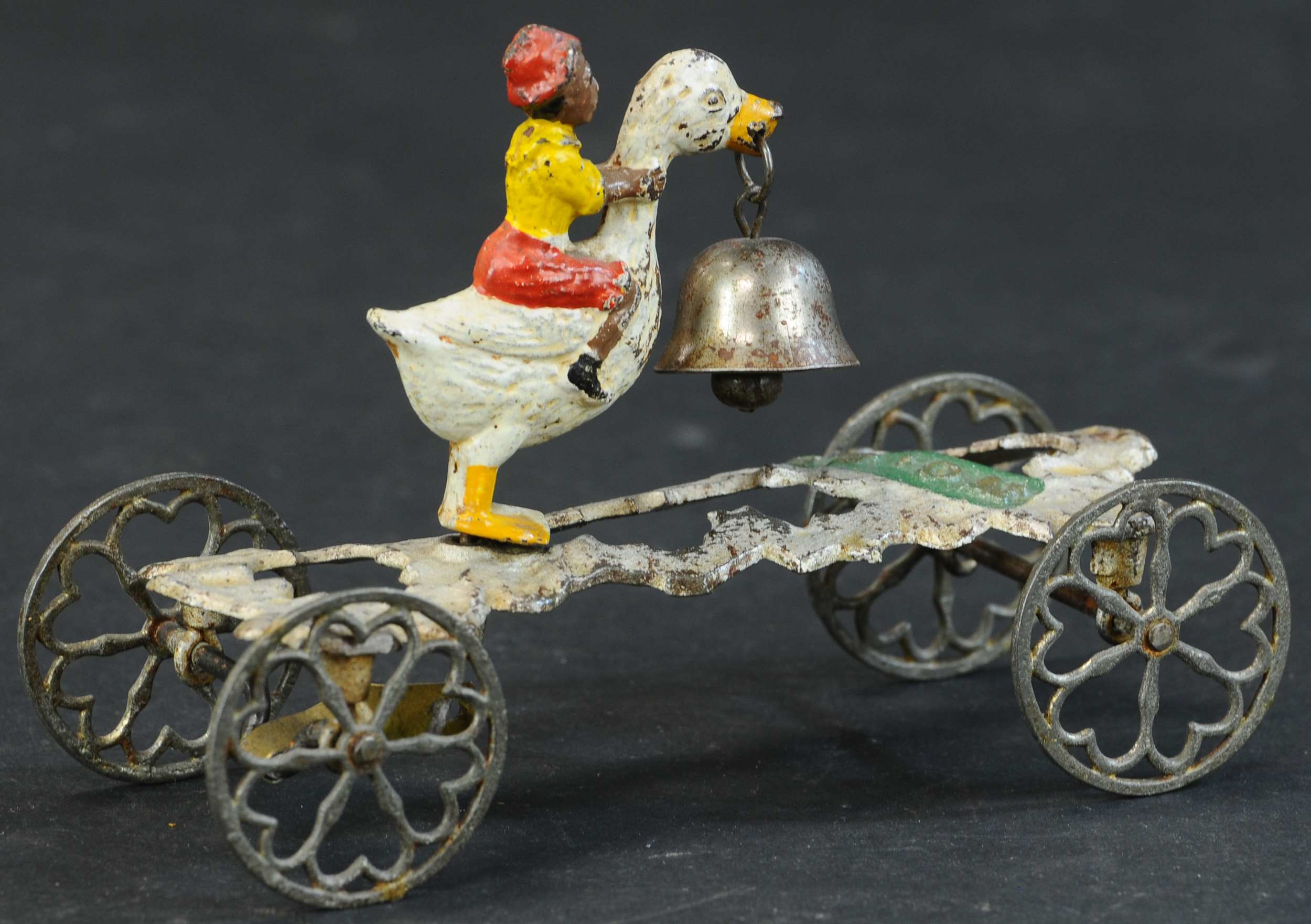 GONG BELL GOOSE WITH RIDER BELL TOY - Image 3 of 3