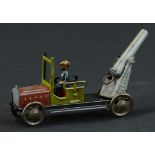 DISTLER CANNON TRUCK PENNY TOY