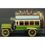 BING HAND PAINTED DOUBLE DECKER BUS