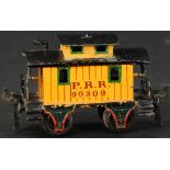 MARKLIN P.R.R. FOUR WHEEL YELLOW CABOOSE