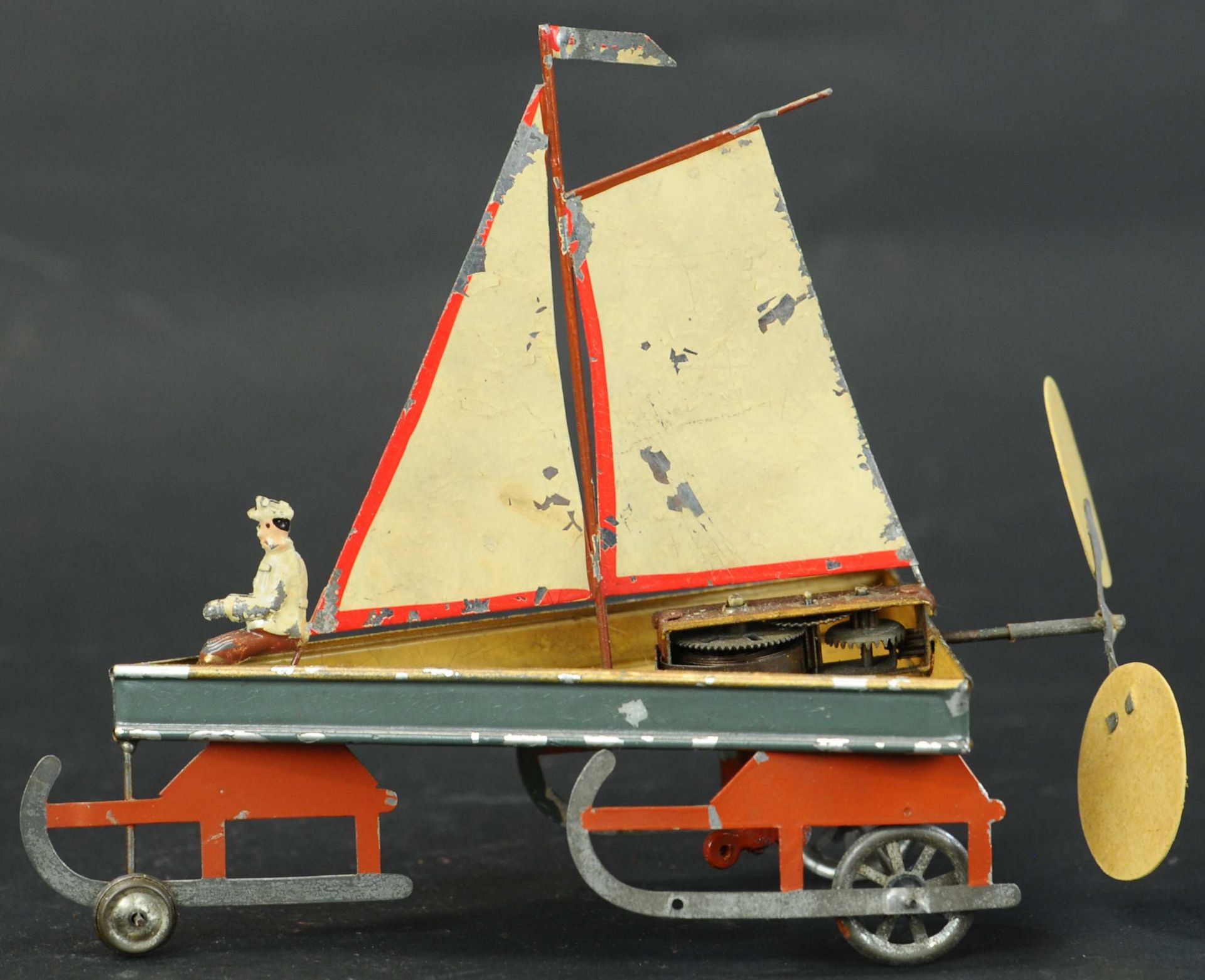 GERMAN ICE SAILING BOAT