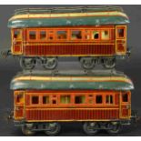 PAIR OF ERNST PLANK PASSENGER CARS