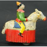 HANS EBERYL CLOWN RIDING CIRCUS PONY