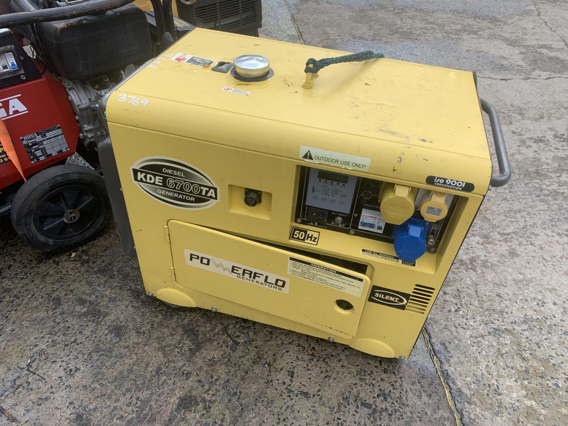 KIPOR 6 kva diesel generator. located N Ireland.