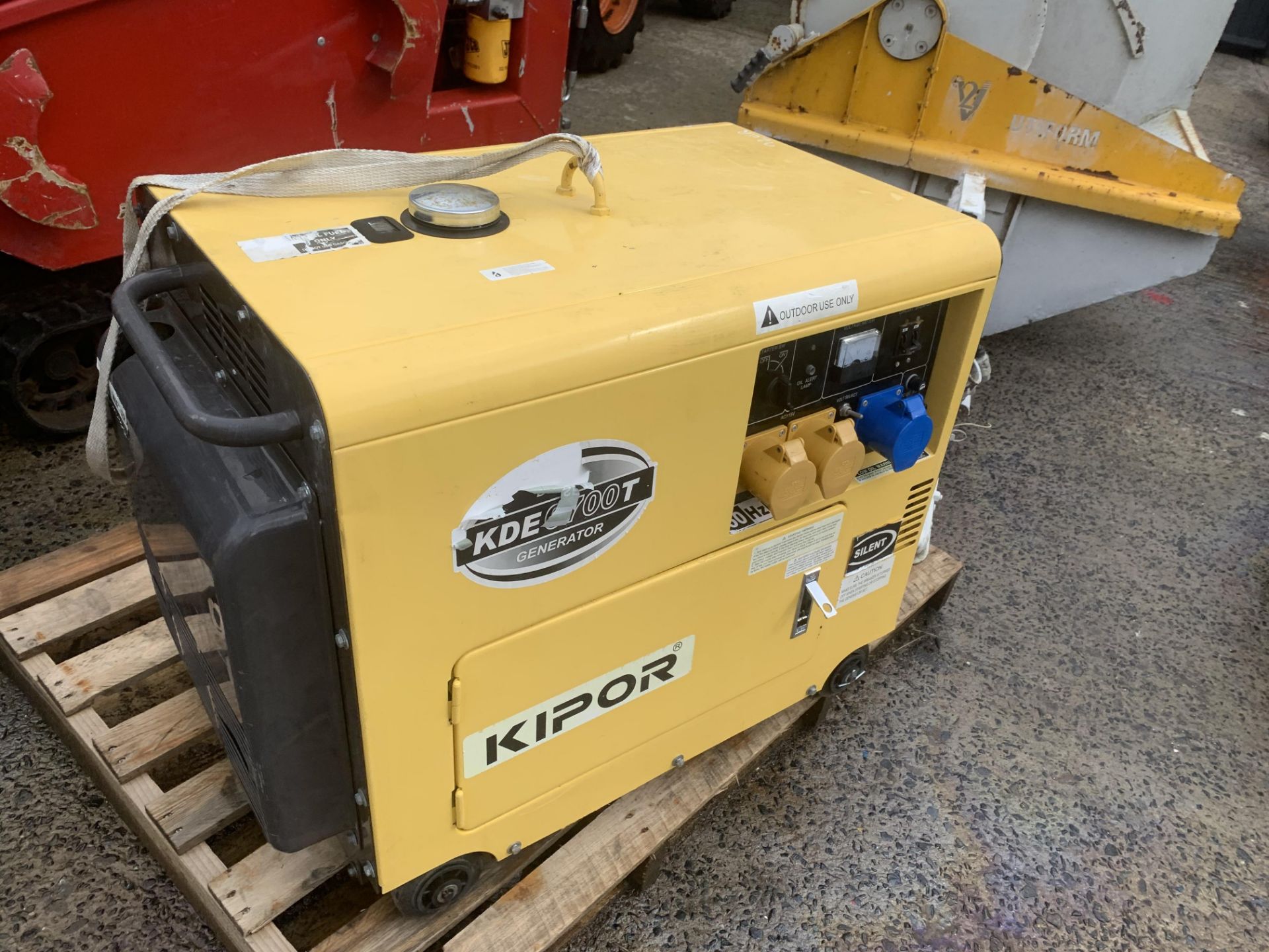 KIPOR 6 kva diesel generator. located N Ireland. - Image 3 of 3