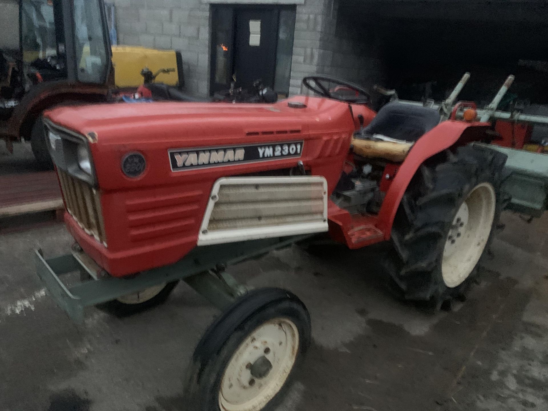 YANMAR YM2301 DIESEL TRACTOR.WITH ROTAVATOR.LOCATION N IRELAND.