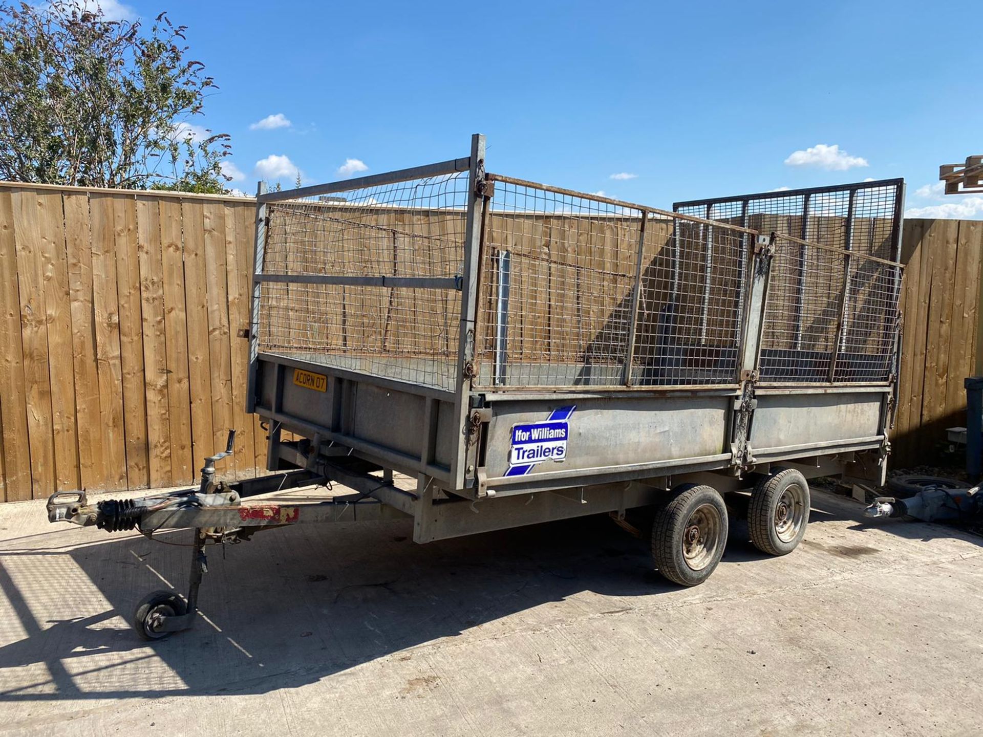 IFOR WILLIAMS LM126 CAGE SIDE TRAILER LOCATION CO DURHAM