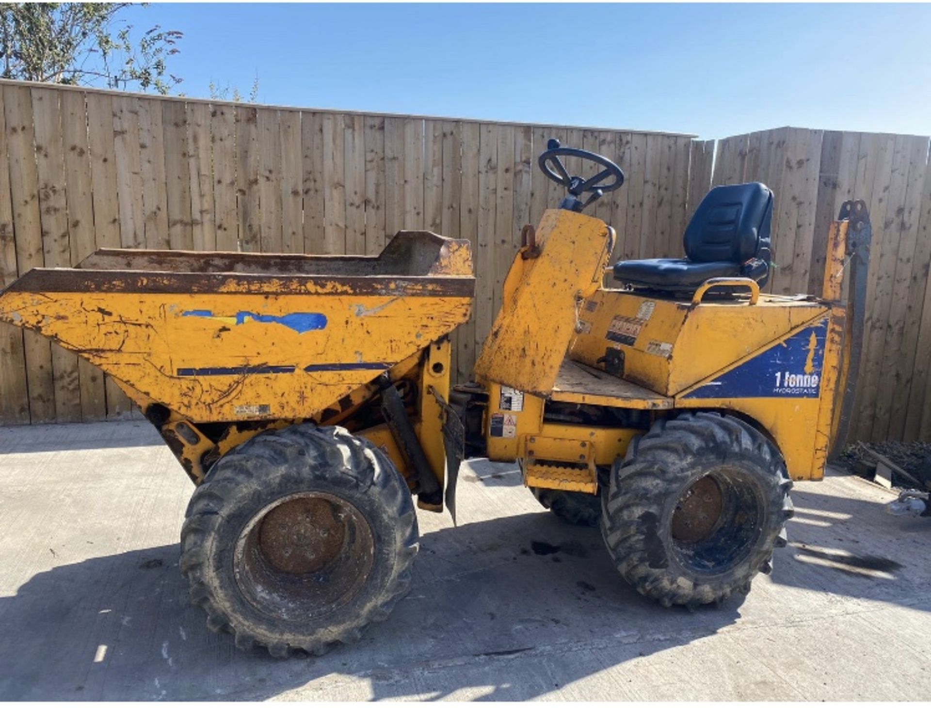 THWAITES 1 TONNE DUMPER LOCATION CO DURHAM - Image 5 of 5