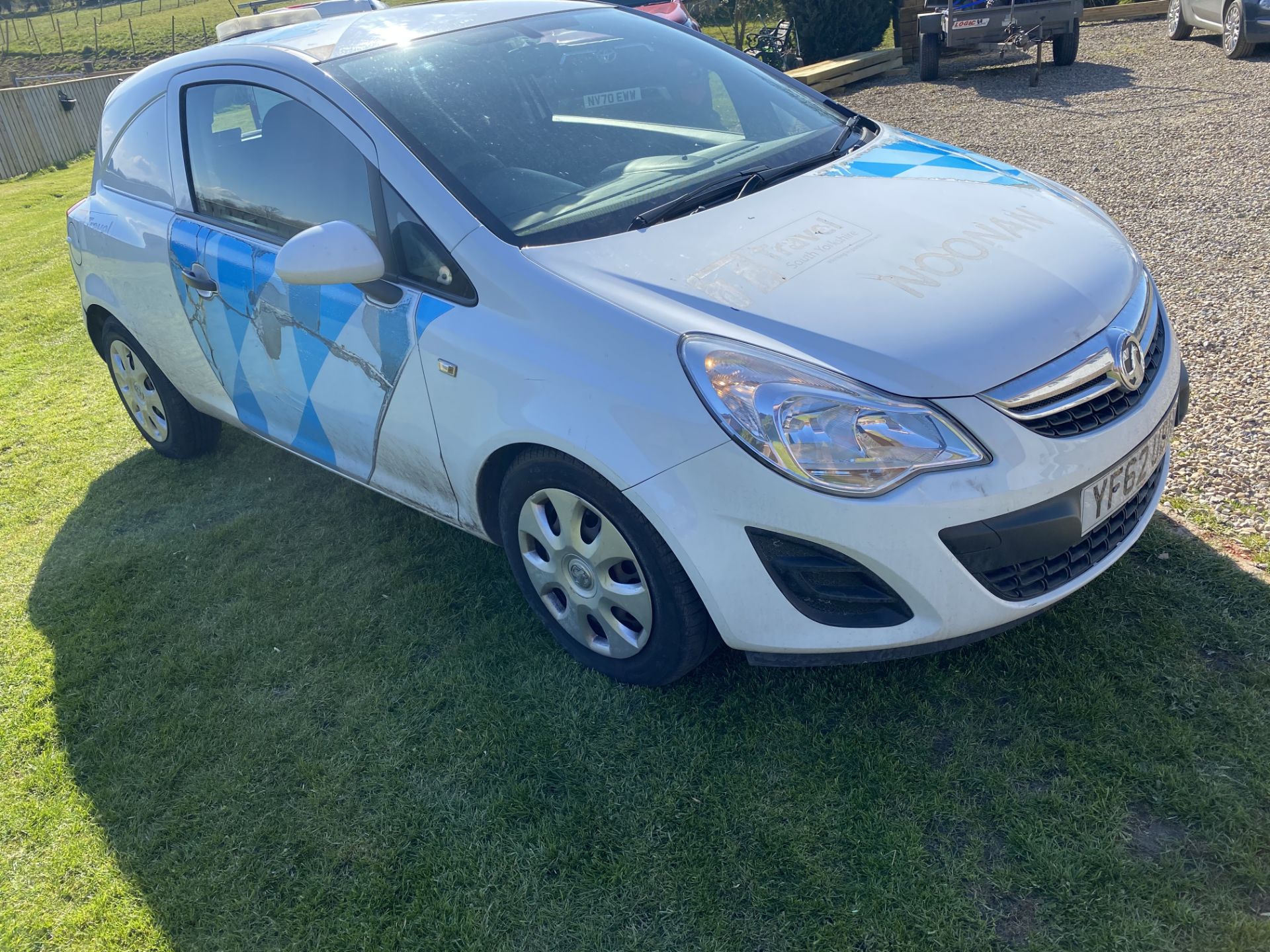 2012/62 VAUXHALL CORSA ECO FLEX VAN LOCATION CO DURHAM. - Image 3 of 5