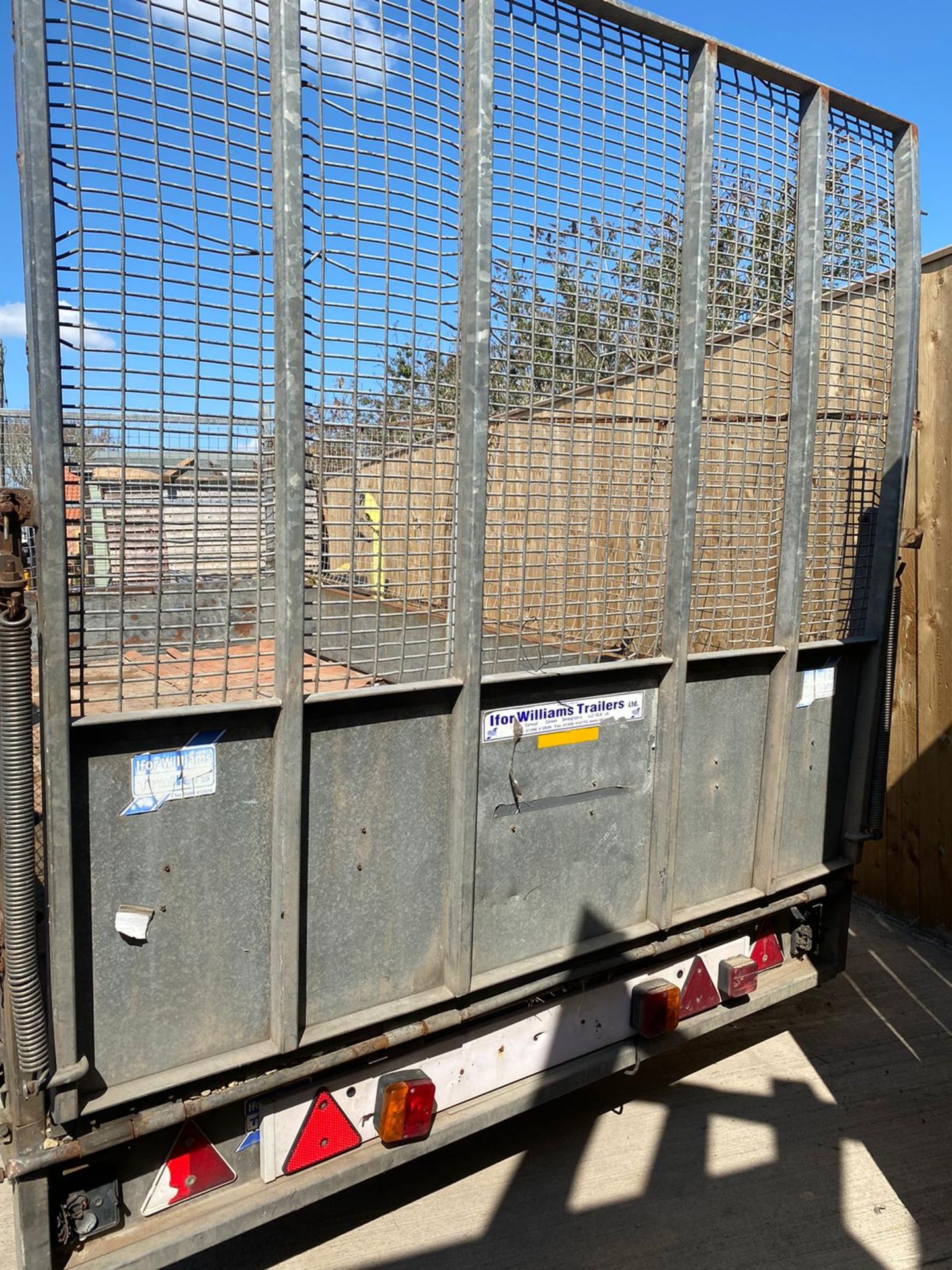 IFOR WILLIAMS LM126 CAGE SIDE TRAILER LOCATION CO DURHAM - Image 2 of 4