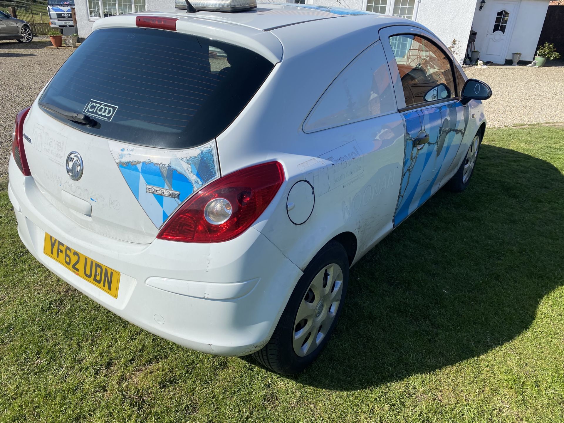 2012/62 VAUXHALL CORSA ECO FLEX VAN LOCATION CO DURHAM. - Image 2 of 5