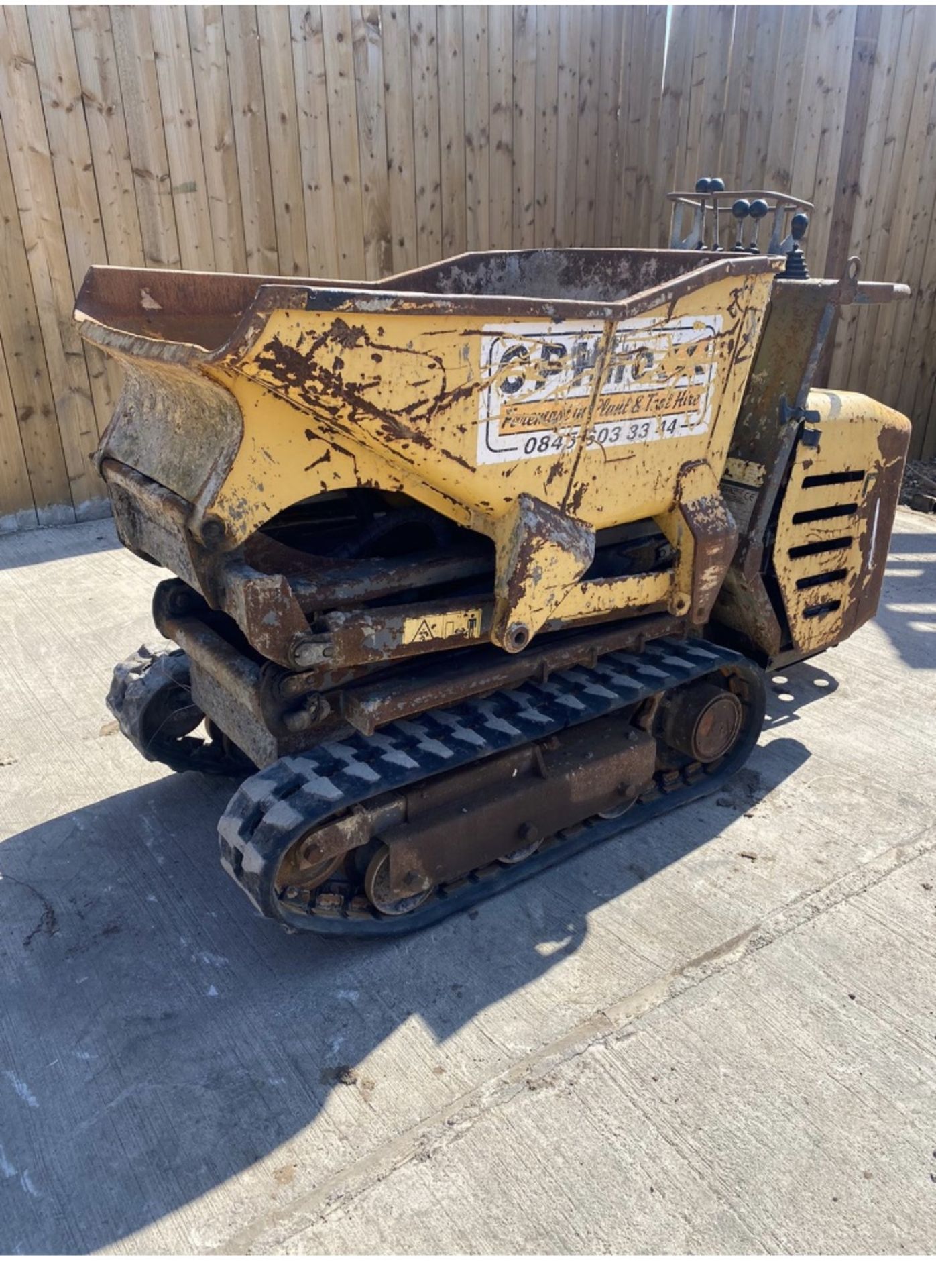 2011 GEHL RD8/13D HX HIGH TIP DIESEL TRACKED DUMPER LOCATION CO DURHAM - Image 5 of 6