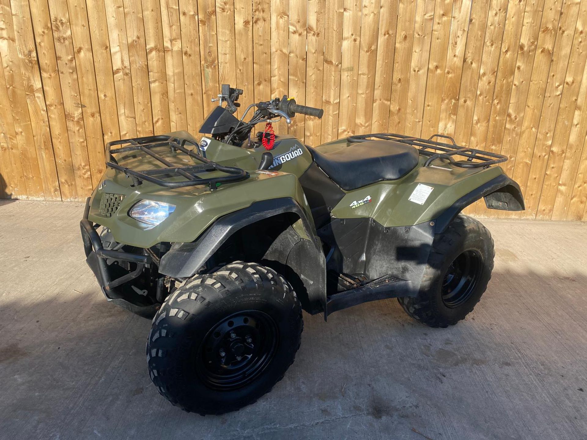 2016 SUZUKI KING QUAD 400 4WD ATV LOCATION CO DURHAM