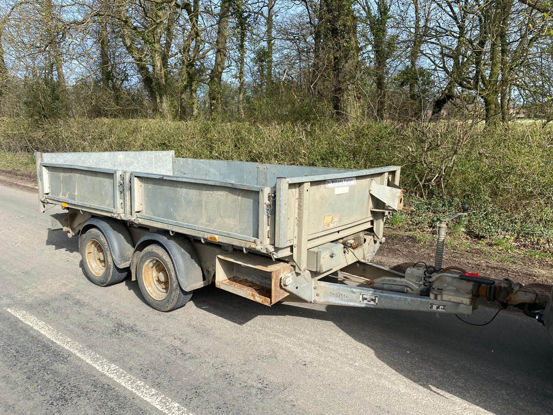 2014 IFOR WILLIAMS TT3015 TIPPING TRAILER LOCATION CO DURHAM