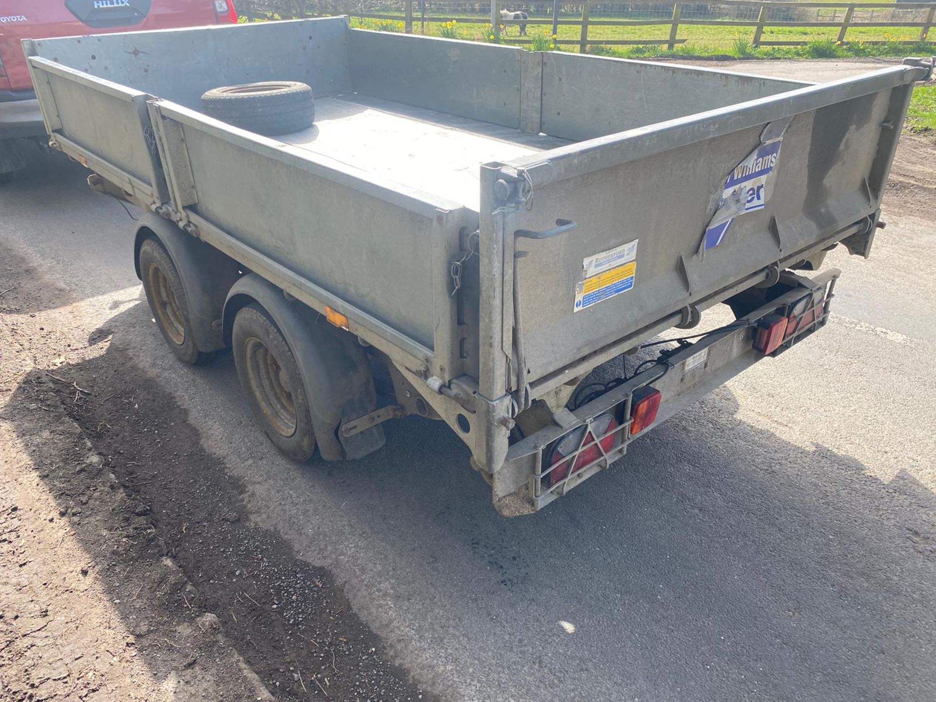 2014 IFOR WILLIAMS TT3015 TIPPING TRAILER LOCATION CO DURHAM - Image 2 of 3