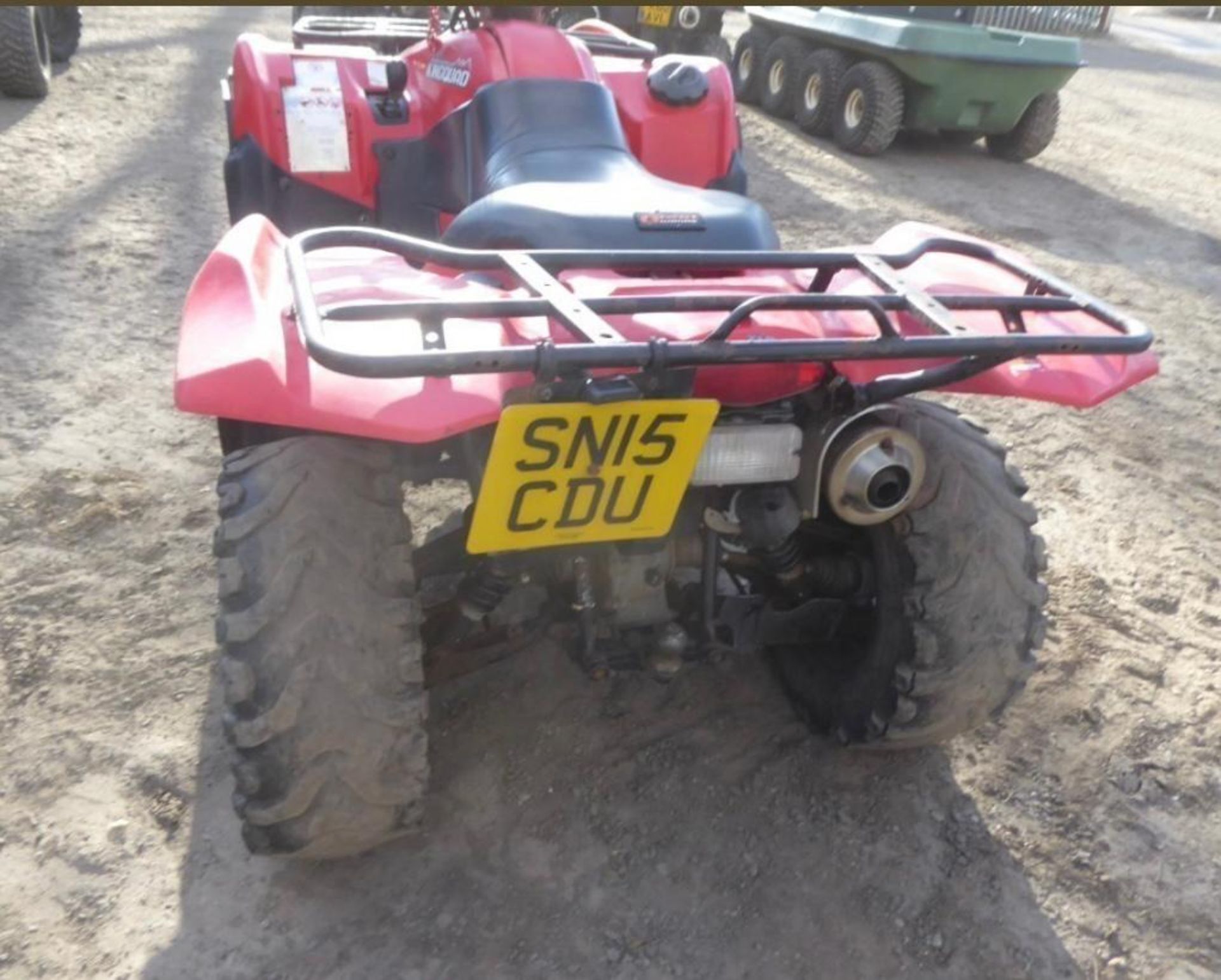 2015 SUZUKI KING QUAD LOCATION CO DURHAM - Image 2 of 3