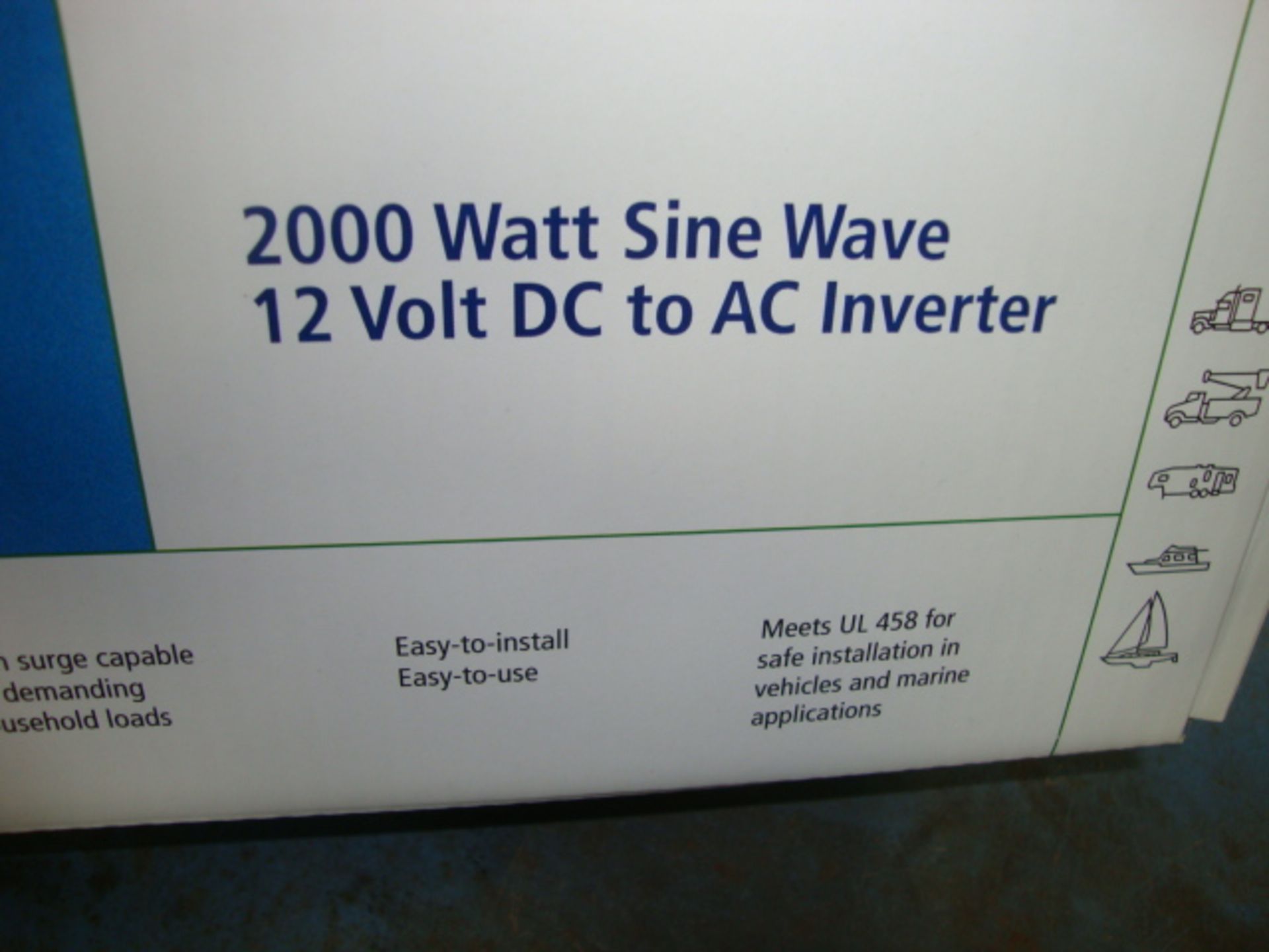 Pr of New Xantrex 2000 Watt Sine Wave Inverter, Model Prowatt SW 2000 - Image 2 of 7