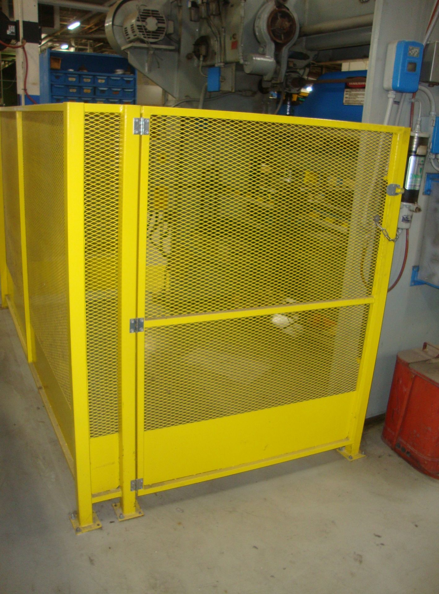 Steel Railing Safety Enclosure, approx. 53" x 104" x 42" x 60" tall - Image 2 of 3