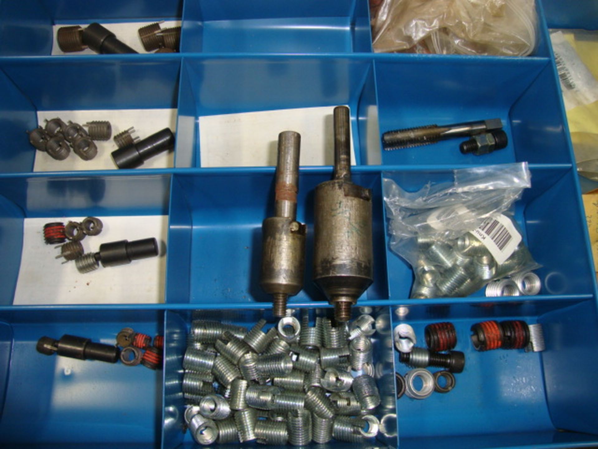 Cronatron Parts Organizers with Helicoils and Tooling - Image 2 of 3