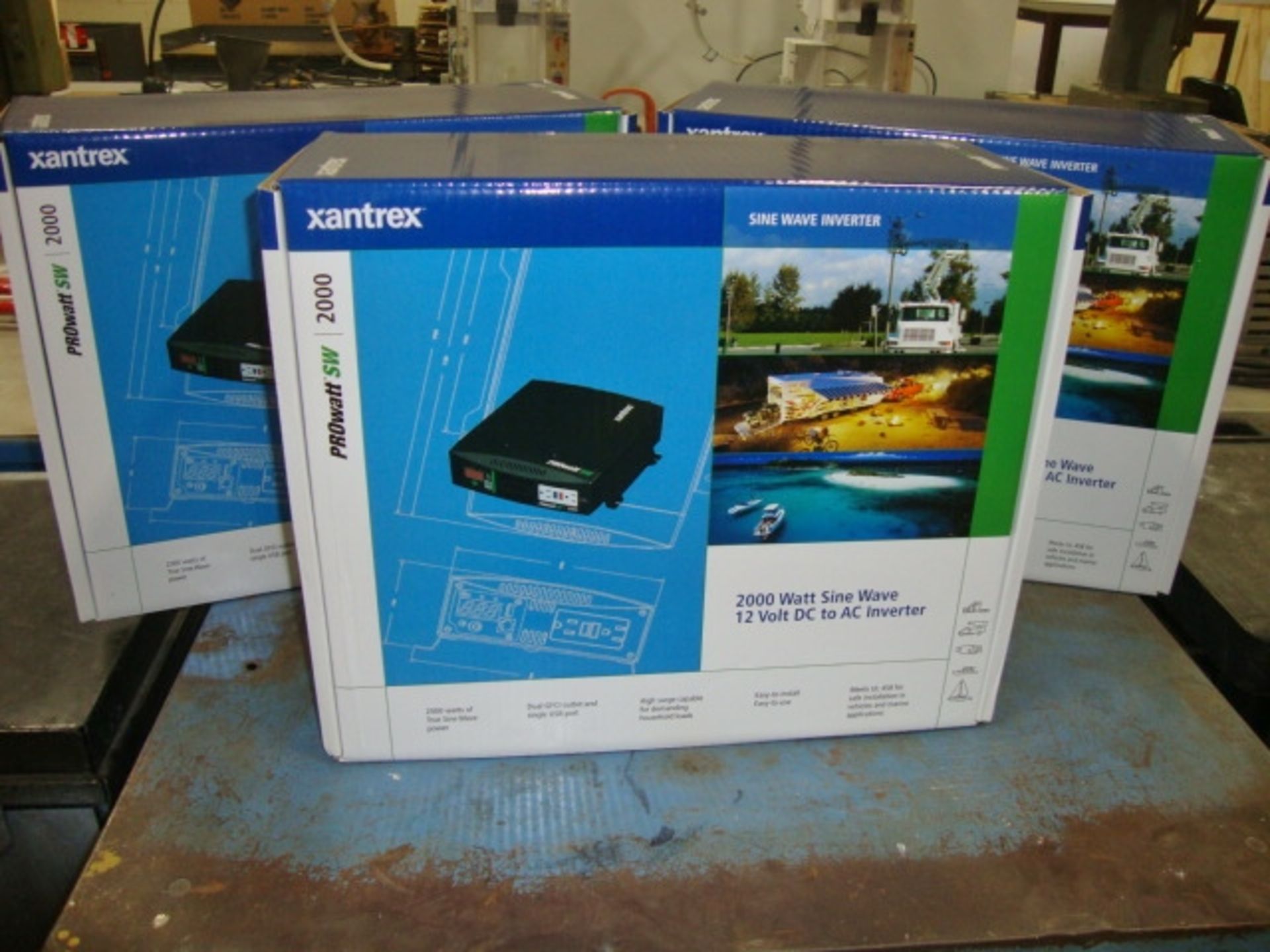 3 New Xantrex 2000 Watt Sine Wave Inverter, Model Prowatt SW 2000