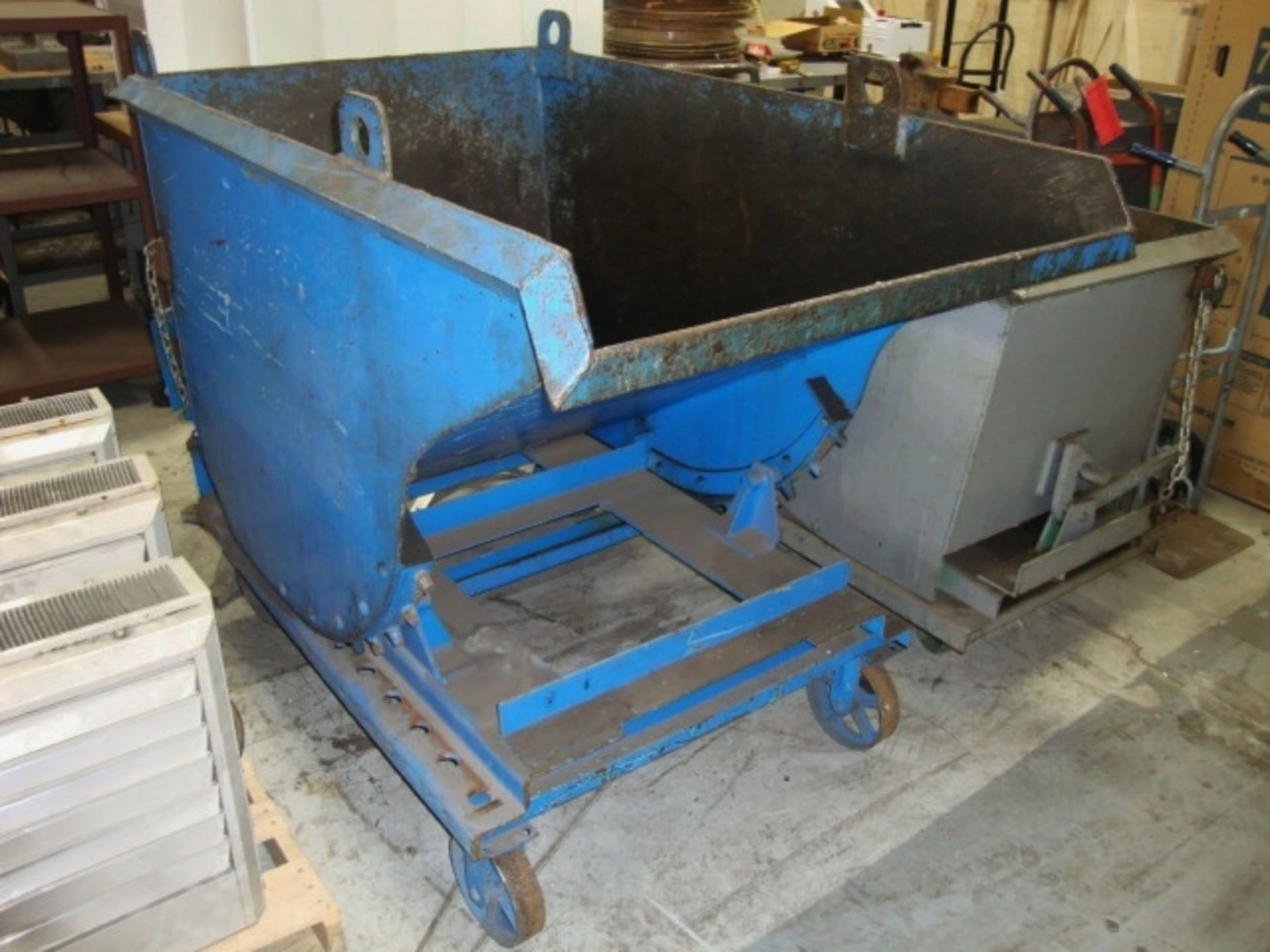 HD Steel Dump Cart, approx. 36" x 60" x 48" tall