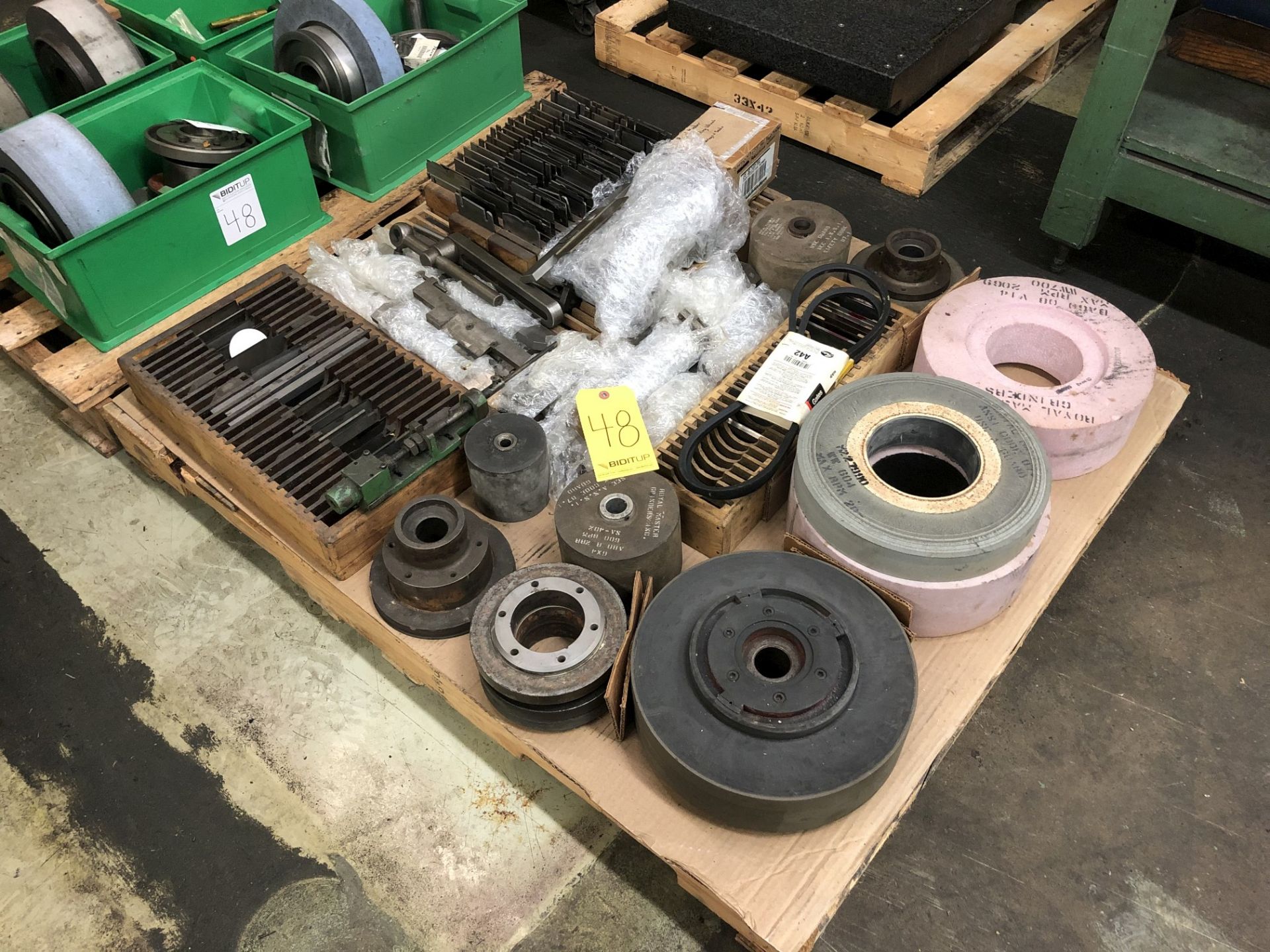 Grinding Wheels and Misc. Parts for Royal Master Centerless Grinder - Image 2 of 6