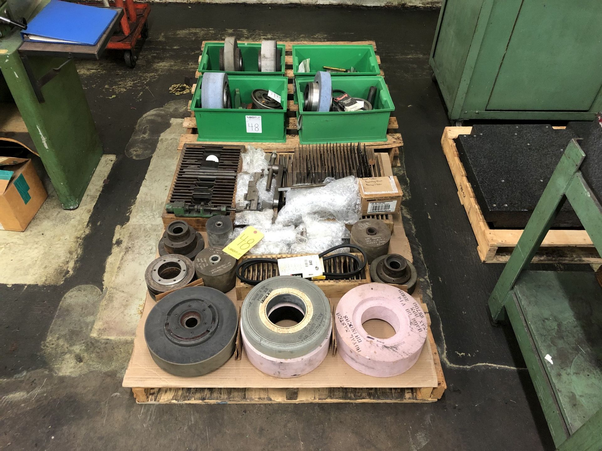 Grinding Wheels and Misc. Parts for Royal Master Centerless Grinder