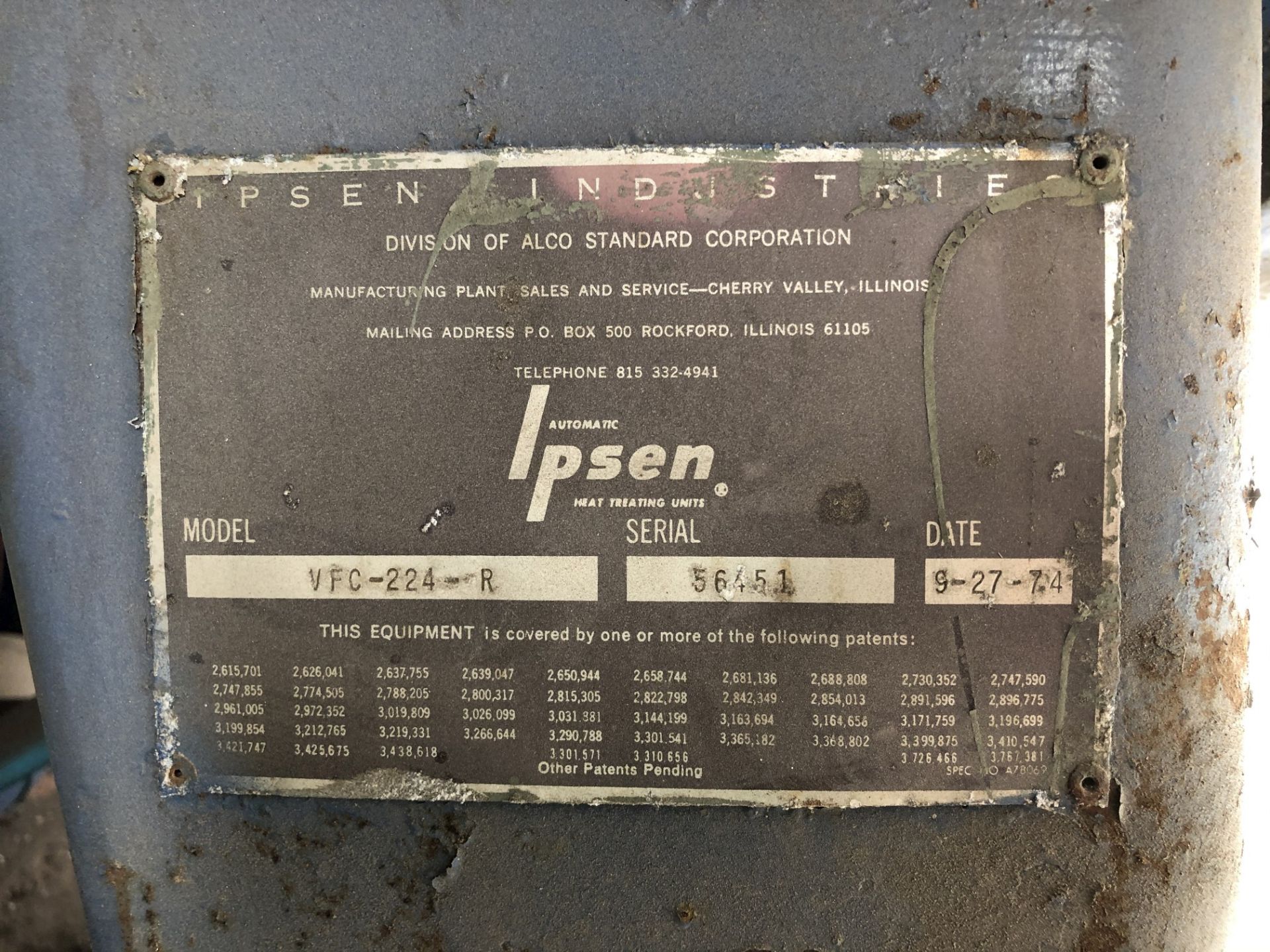 Ipsen Vacuum Furnace - Image 10 of 11