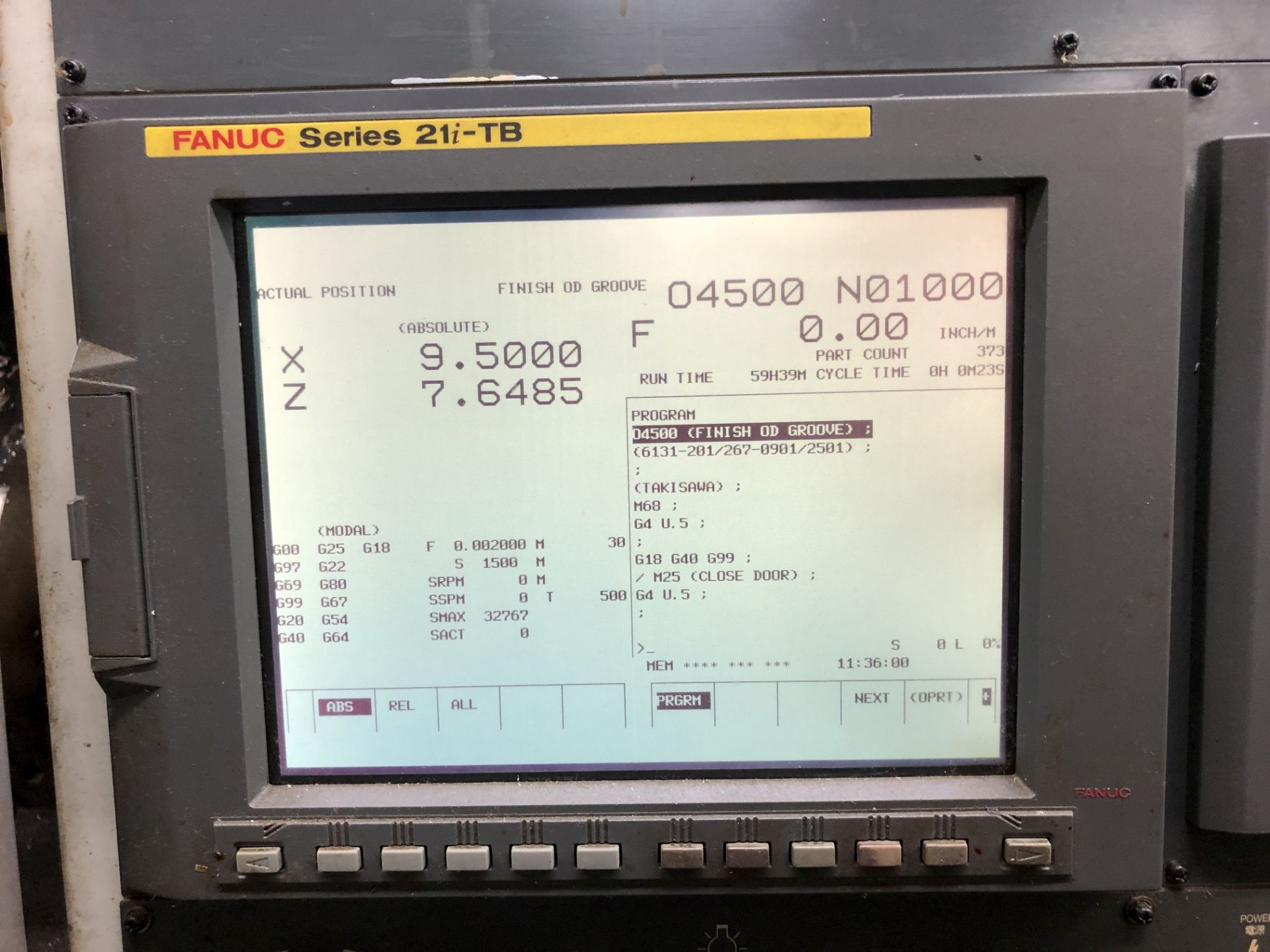 2006 Takisawa EX-106 CNC Lathe - Image 6 of 11