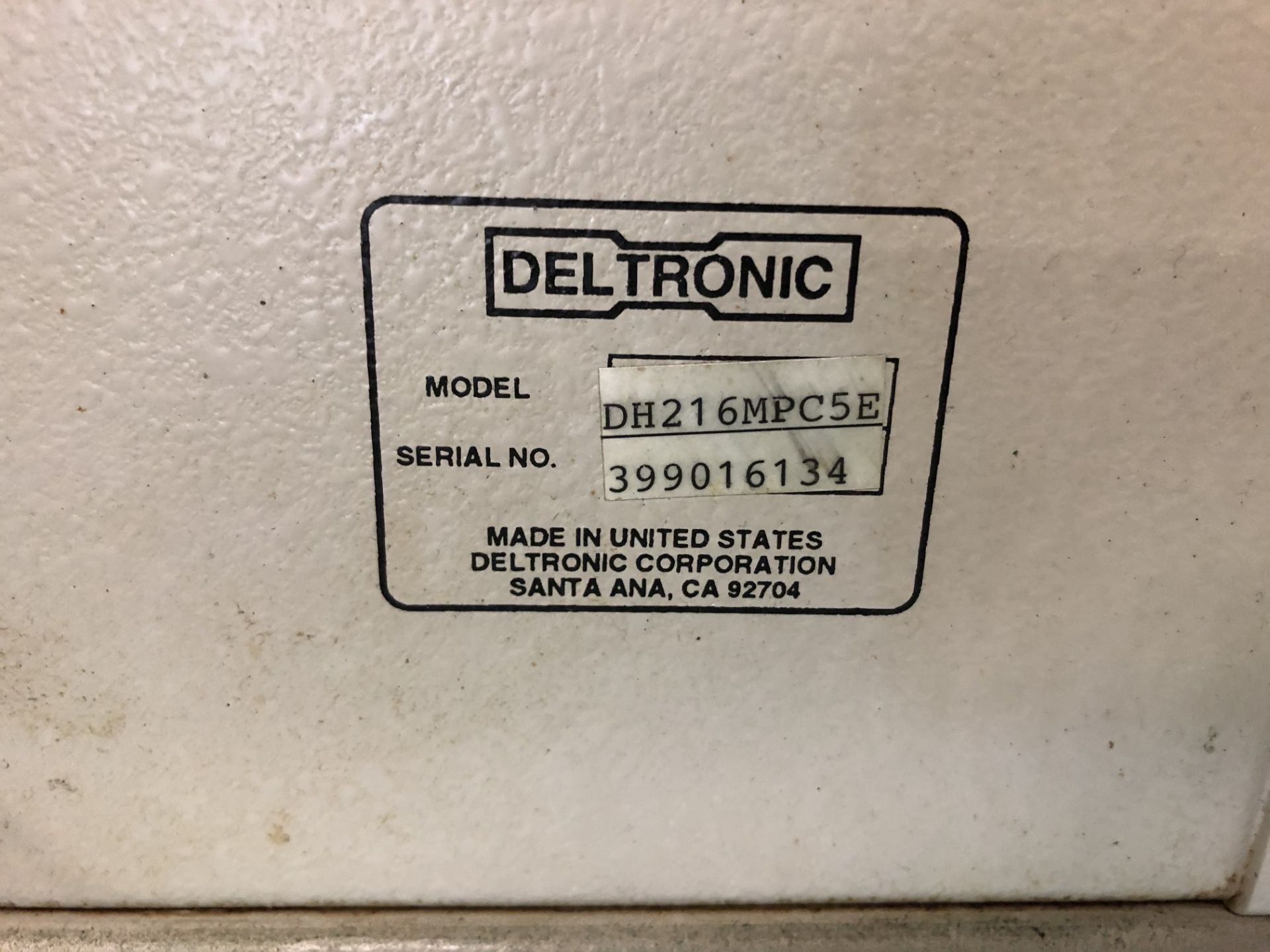 Deltronic 16" Optical Comparator, Model DH216 - Image 7 of 8