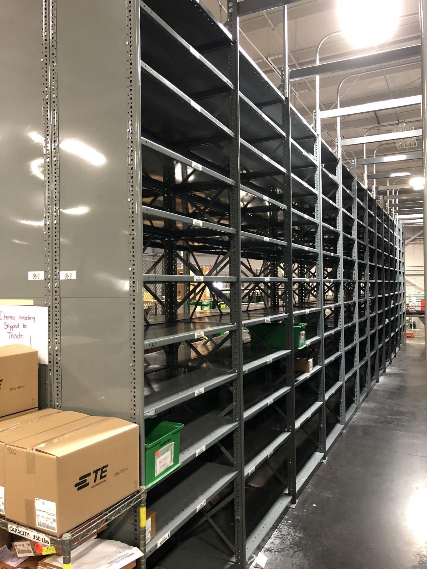(3) Rows of Two-Sided Metal Shelving - Image 7 of 16