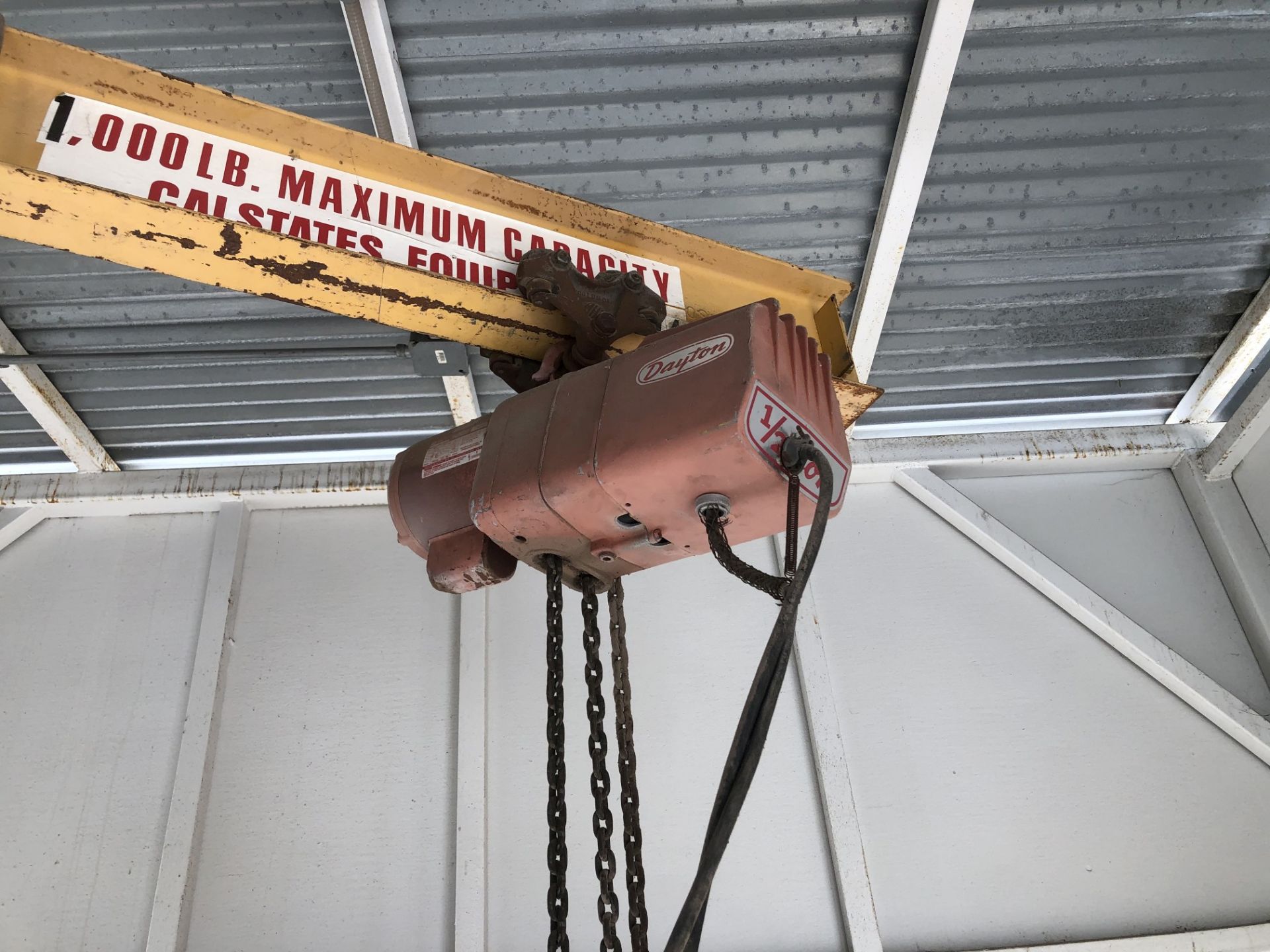 Procedyne Cleaning Furnace (Model PCF 2448); 1/2-Ton Jib Crane w/ Dayton Hoist - Image 7 of 8