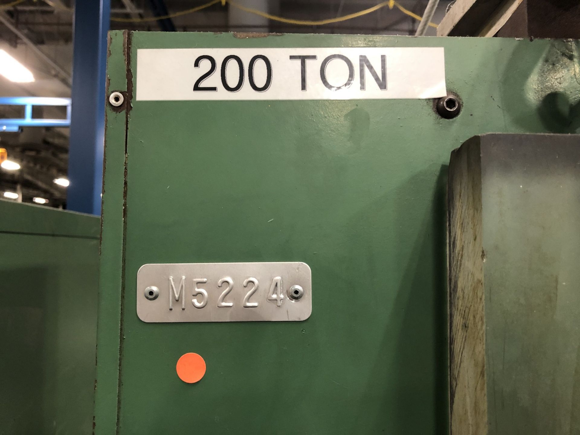 Dake 200 Ton Hydraulic Press - Image 6 of 6