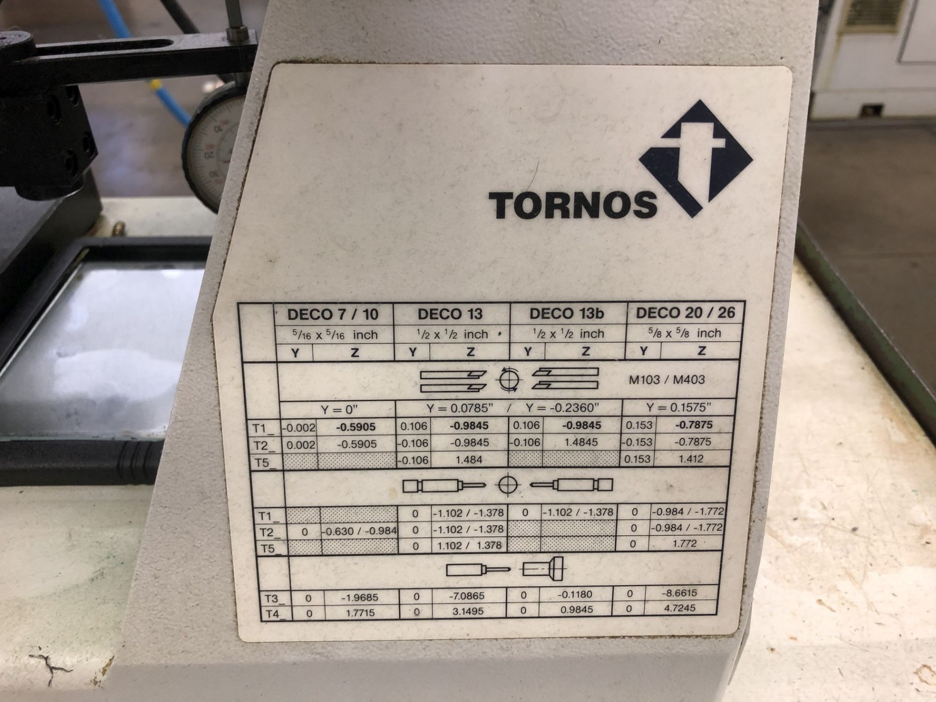 2004 Tornos DECO 10a Swiss-Type CNC Lathe; w/ Tornos Tool Presetter - Image 17 of 21