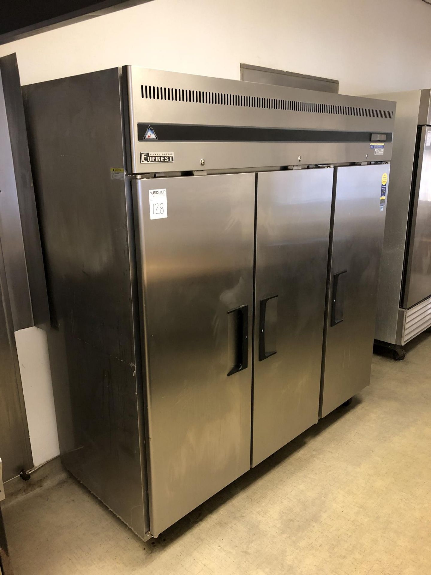 Everest Three Section Reach-In Freezer, Model ESF3
