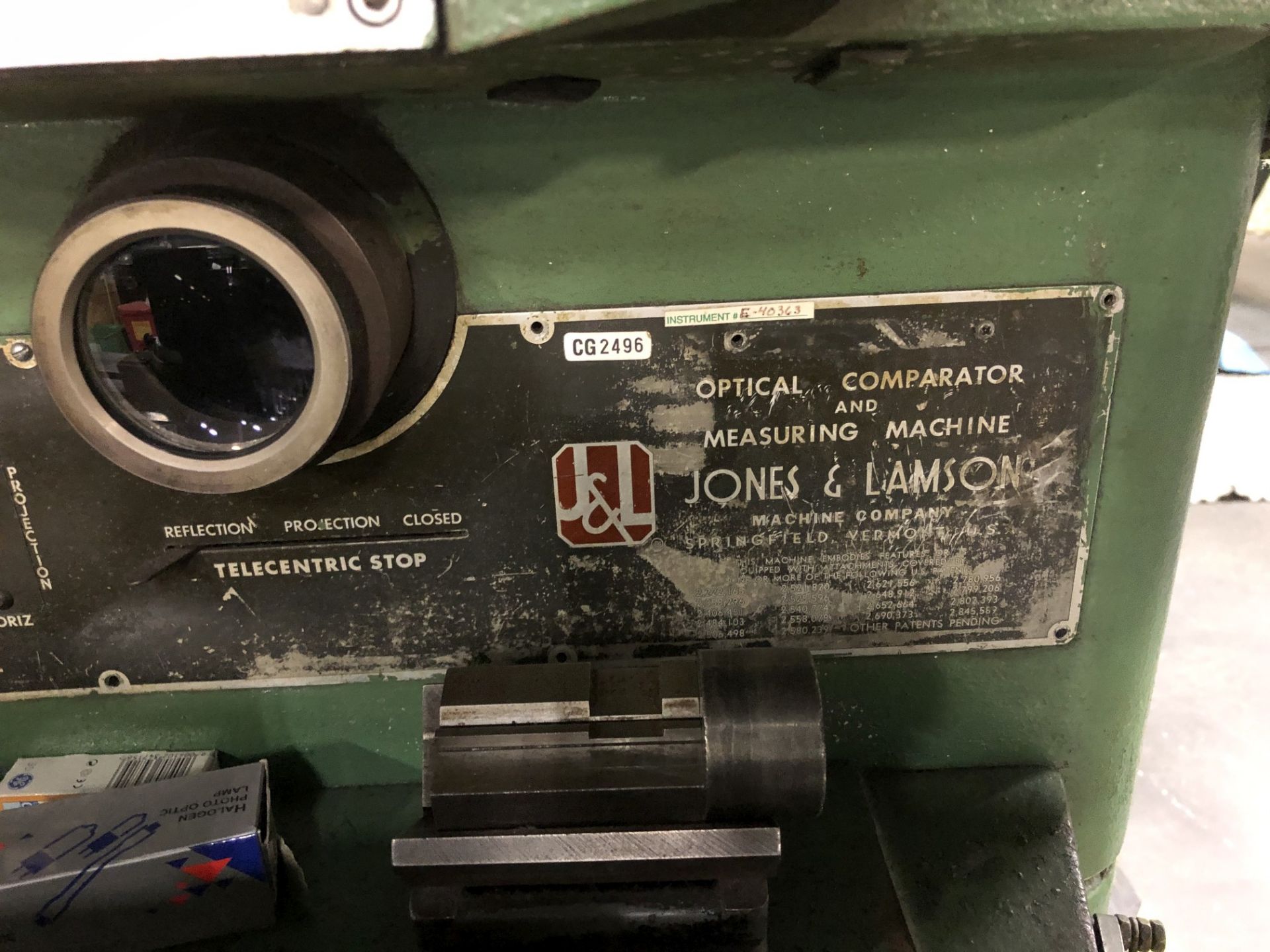 Jones & Lamson 14" Optical Comparator - Image 6 of 8