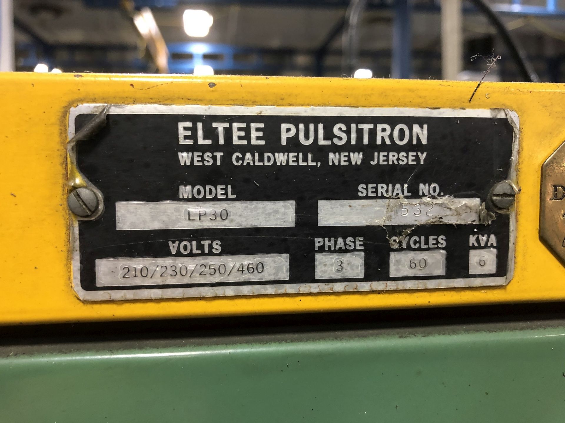 Eltee Pulsitron EP30 Sinker Type EDM - Image 11 of 12