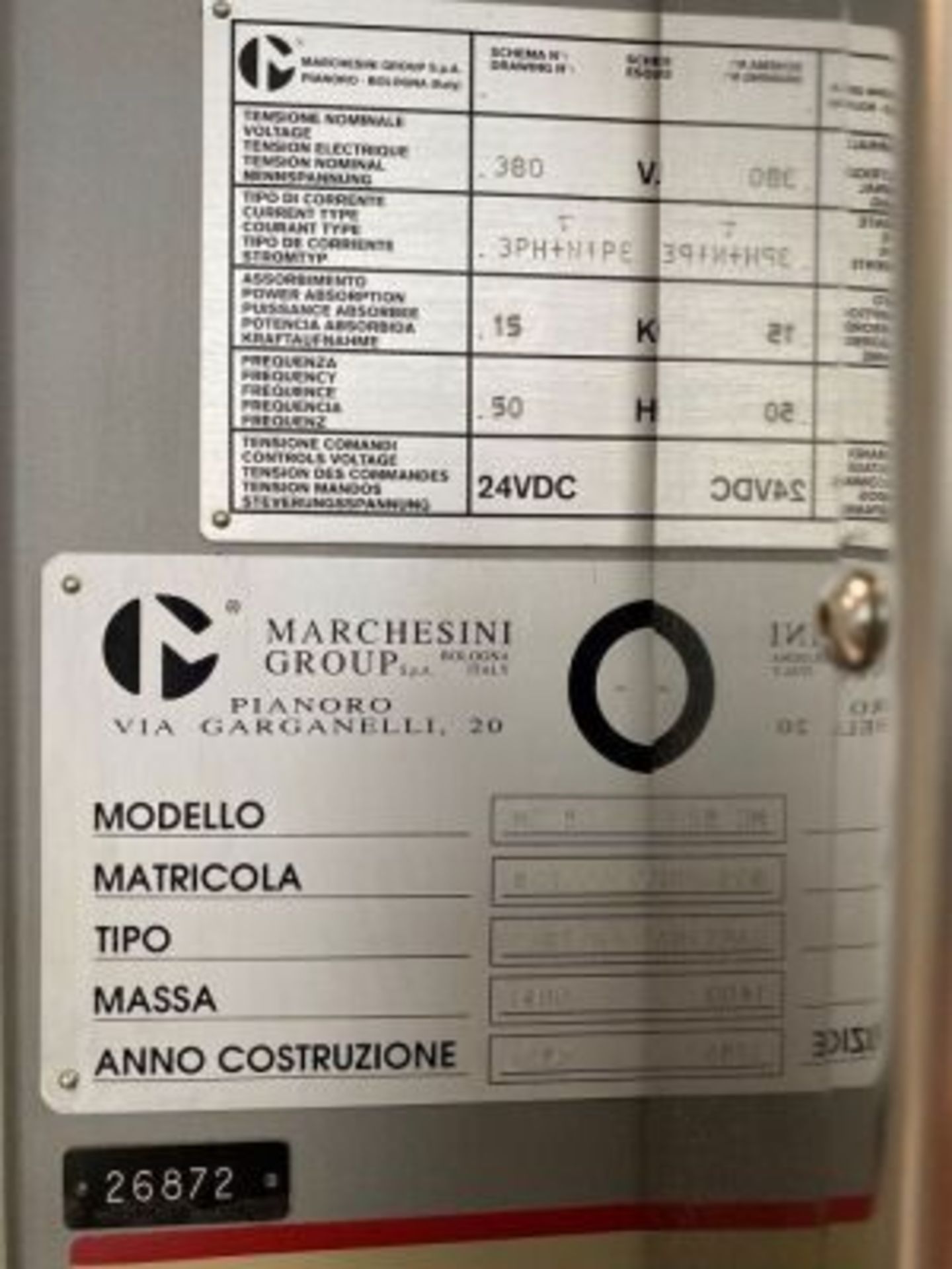 Marchesini Sachet Filling Line - Image 14 of 16