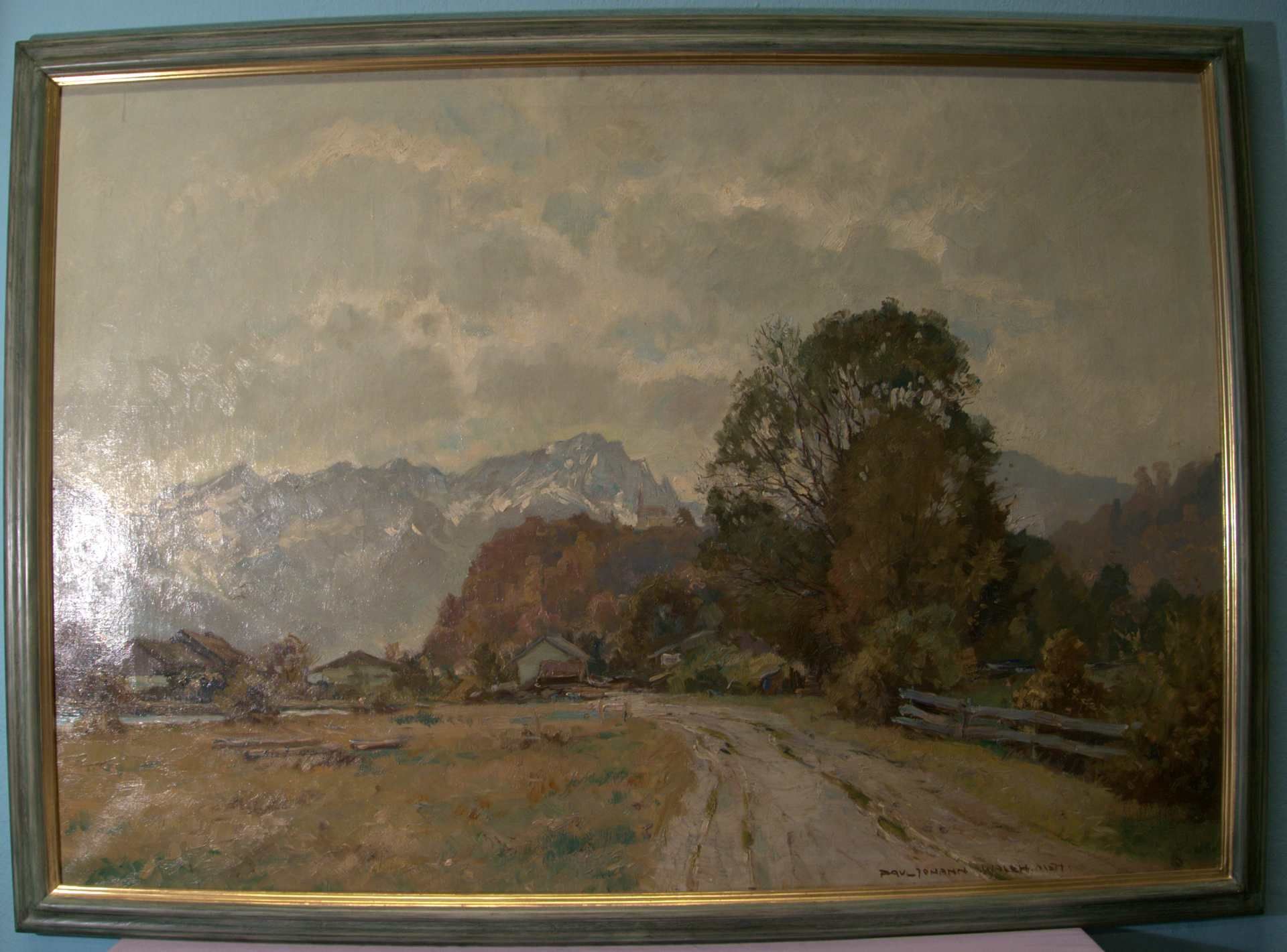 PAUL JOHANN WALCH (1881-1958), "Landschaft", Öl/Lu.re.sig., bez. U. Mch, ca. 68 x 98
