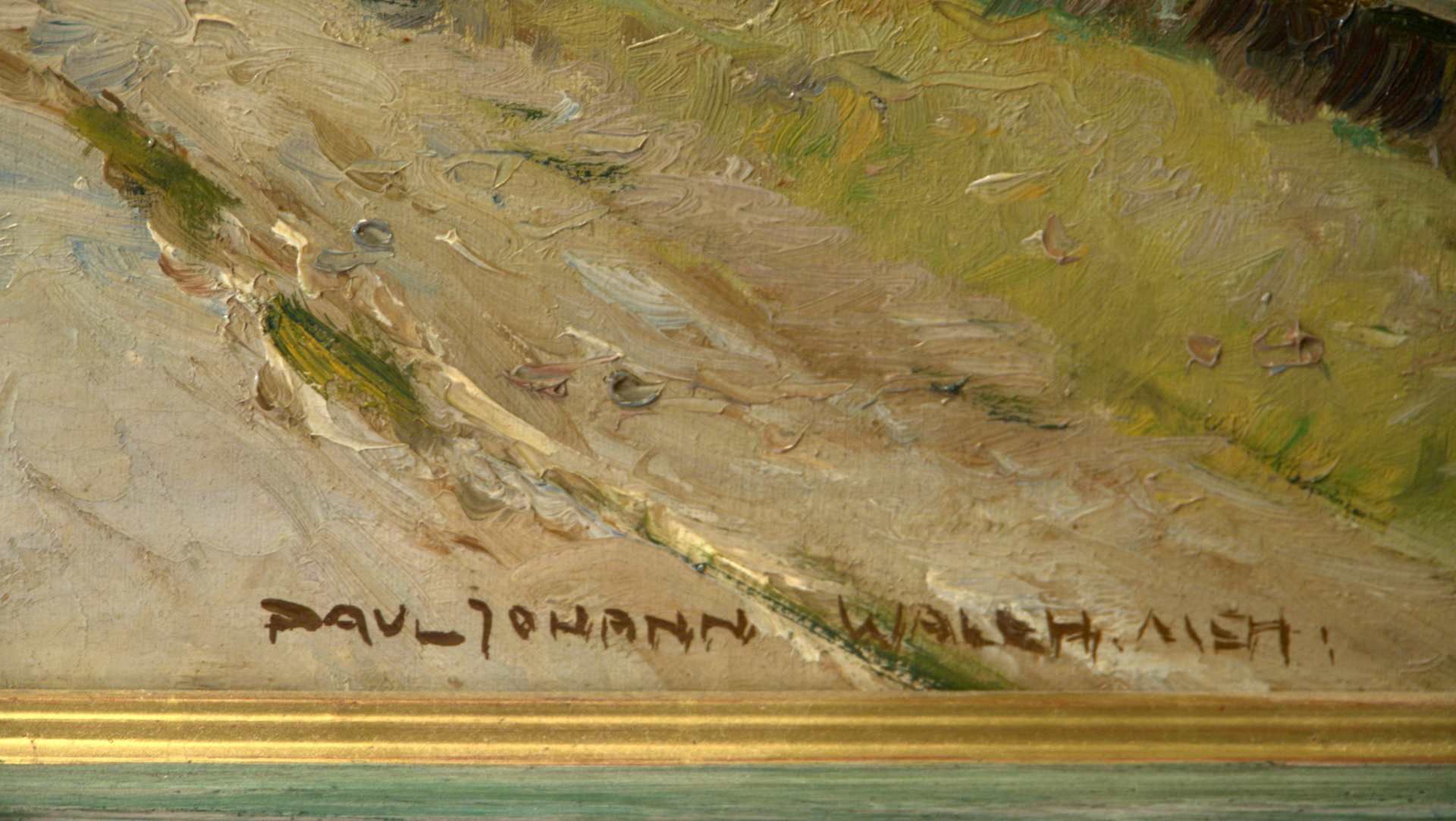 PAUL JOHANN WALCH (1881-1958), "Landschaft", Öl/Lu.re.sig., bez. U. Mch, ca. 68 x 98 - Bild 2 aus 2