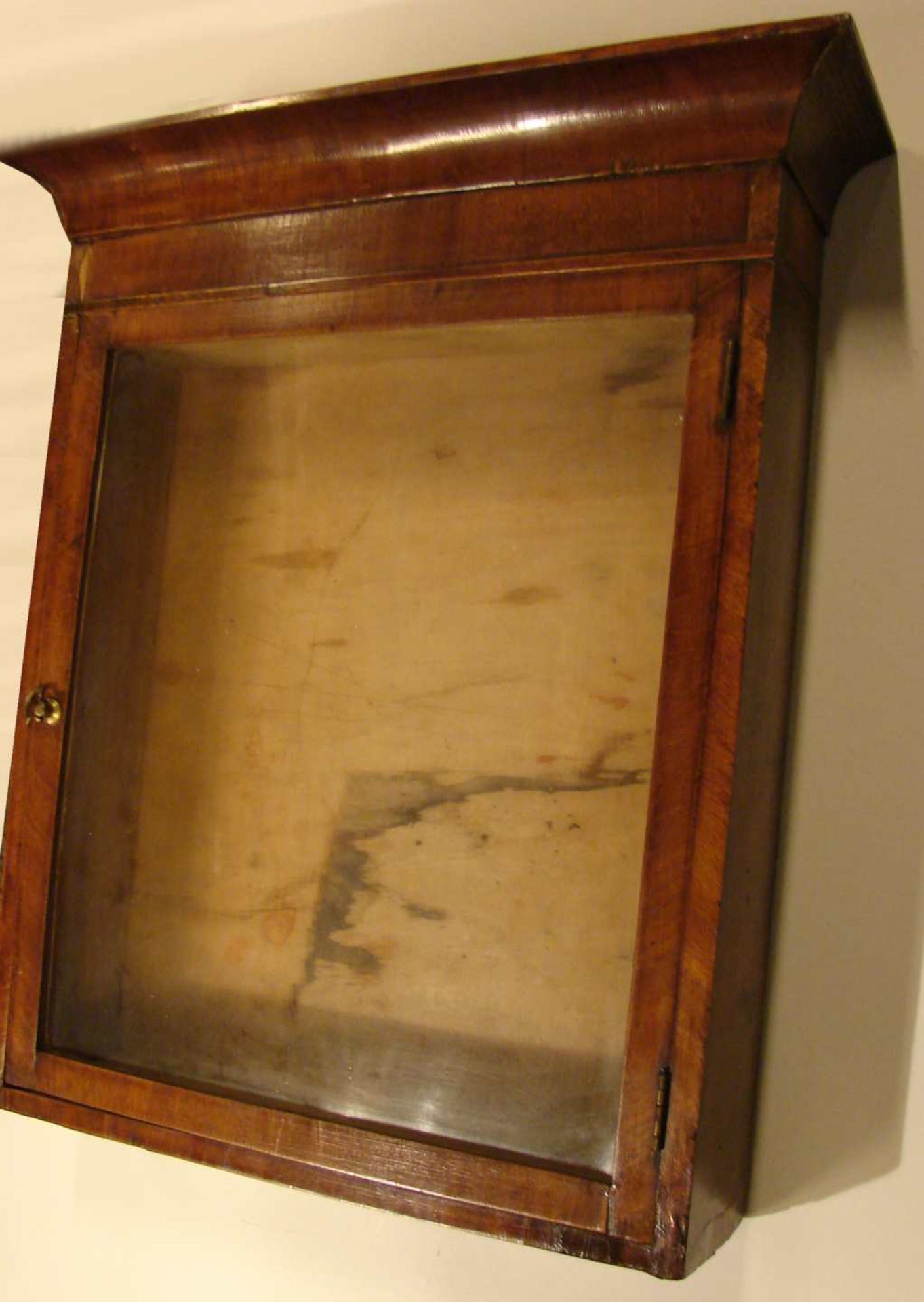 Hängeschrank, Holz, 1 Glastüre, ca. 46 x 51 cm - Bild 2 aus 2