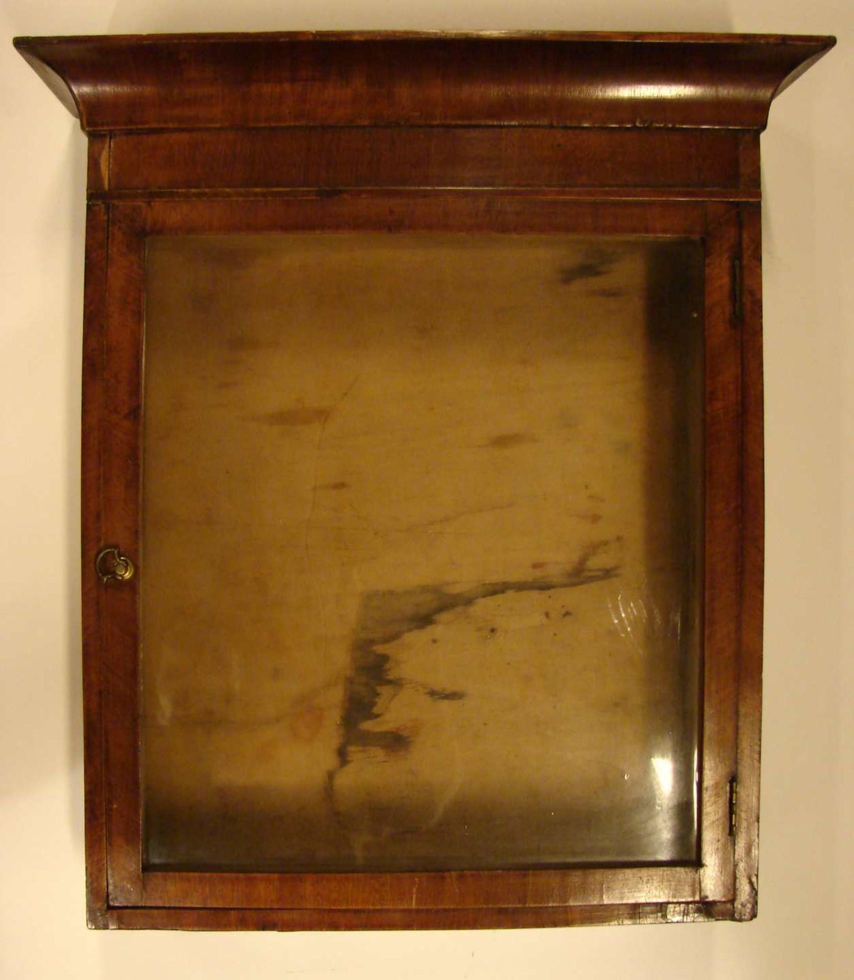 Hängeschrank, Holz, 1 Glastüre, ca. 46 x 51 cm