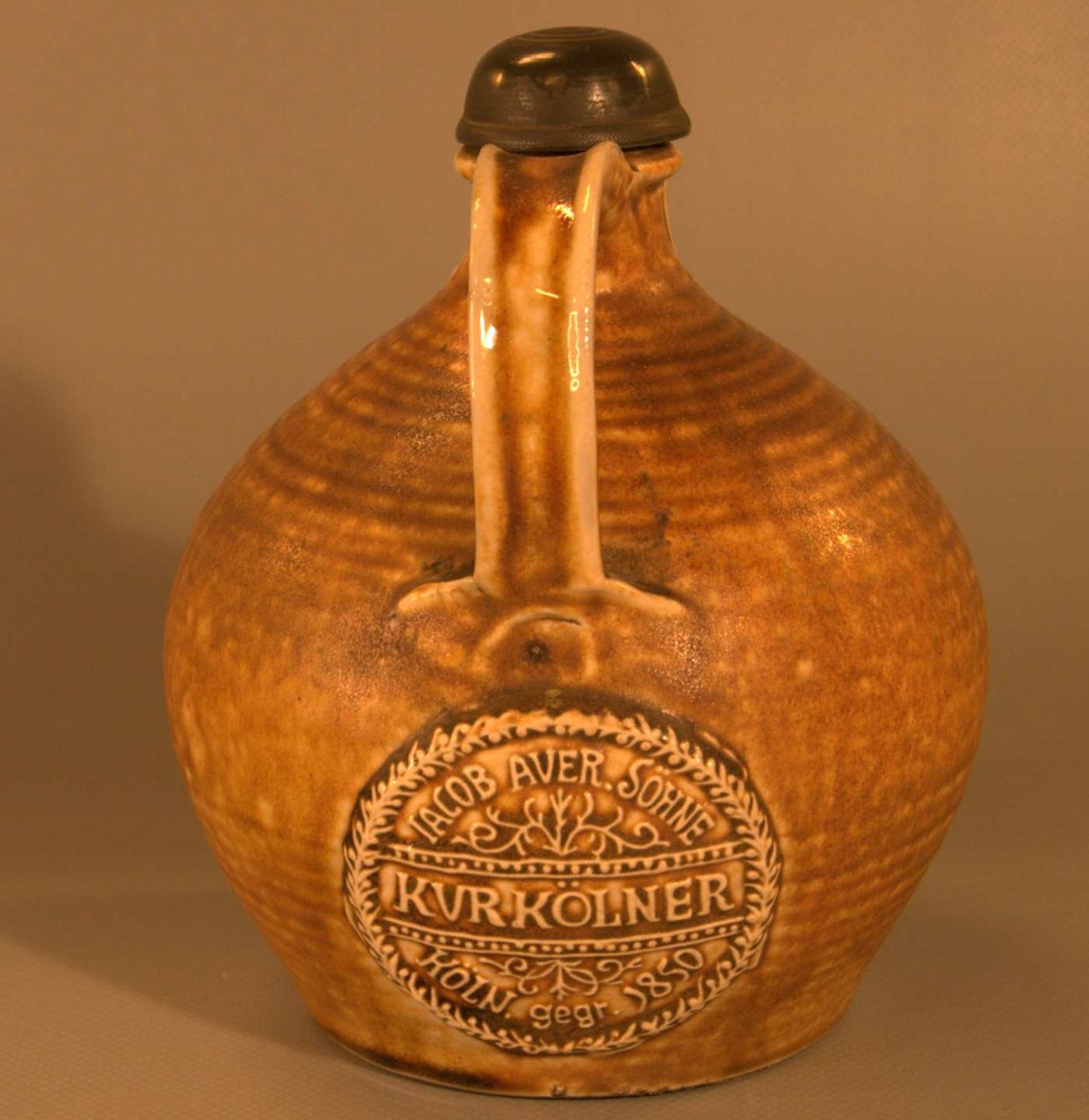 Fratzenkrug, Keramik, Höhe 16 cm - Image 2 of 2