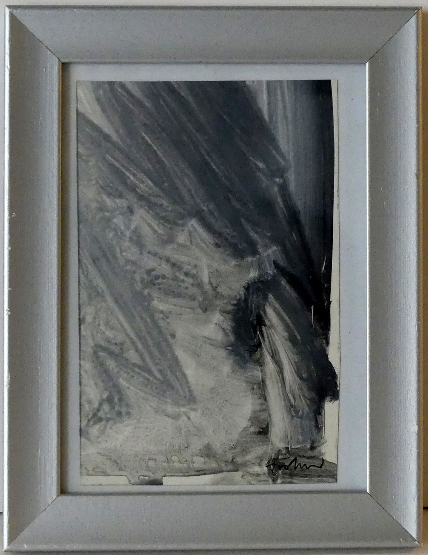 "Abstrakt", Aquarell, u.re.unles.sig., ca. 12 x 17 cm