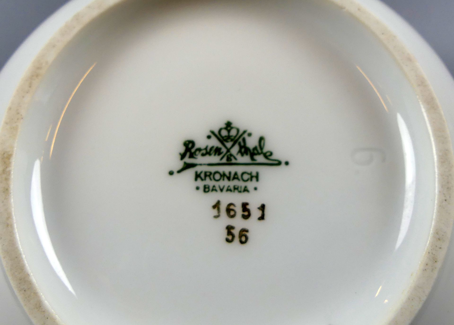 Teekanne mit Brühaufsatz, Rosenthal, Kronach, Bavaria, H. ca. 15 cm - Image 2 of 2